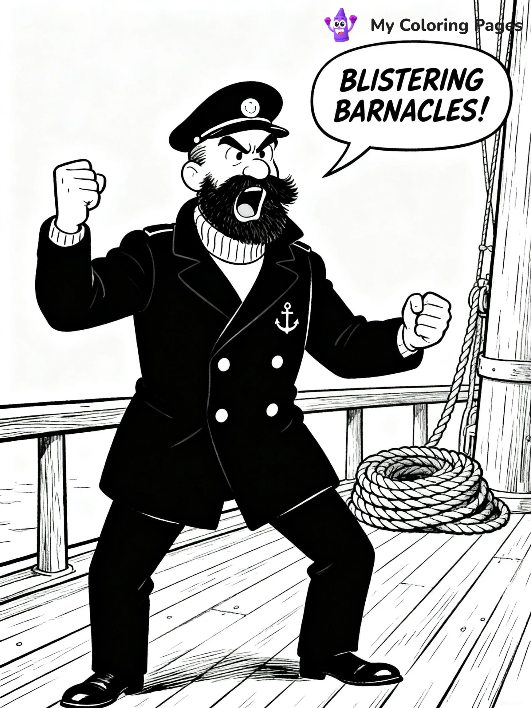 Tintin Coloring Pages - 16