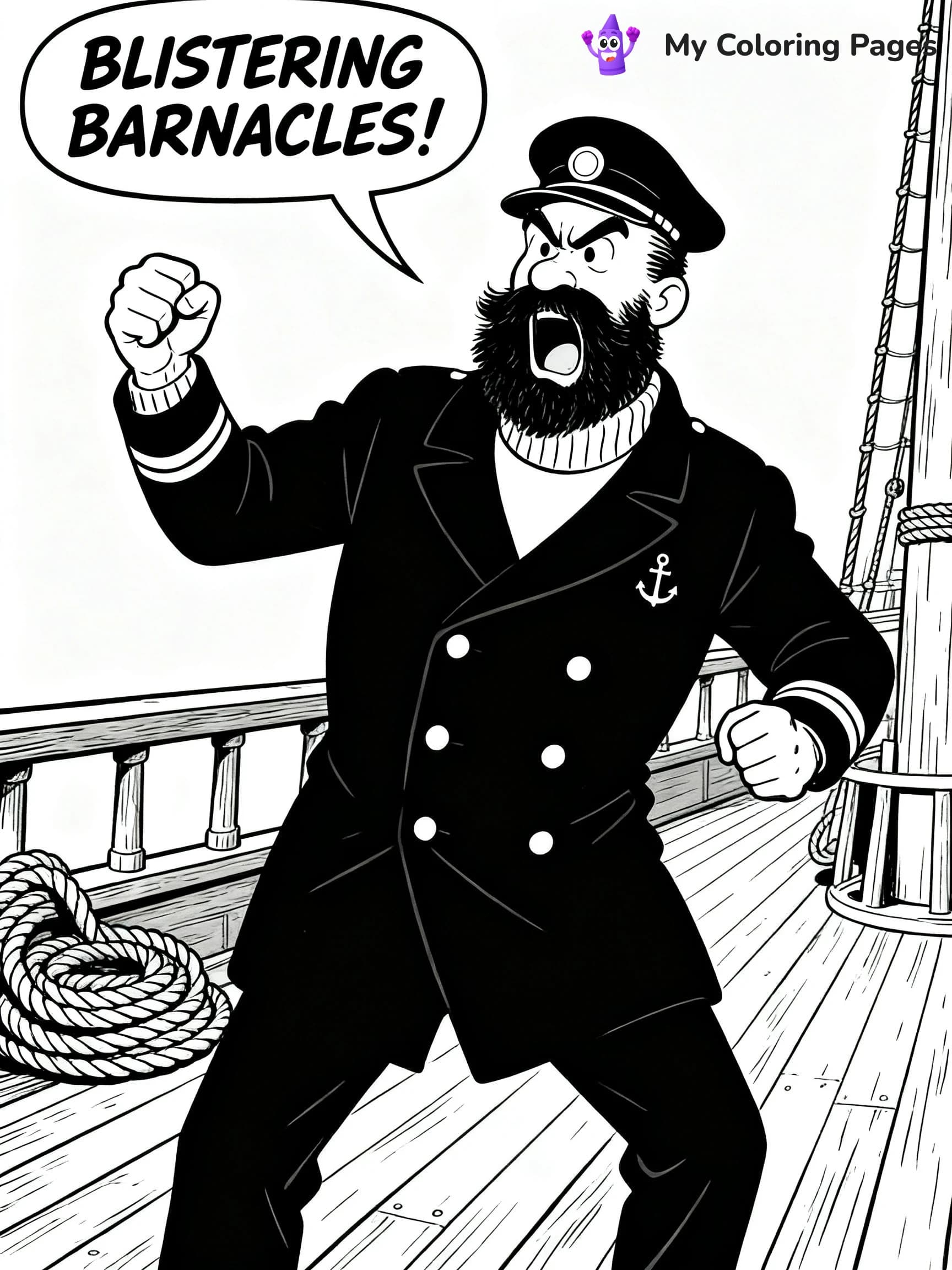 Tintin Coloring Pages - 15