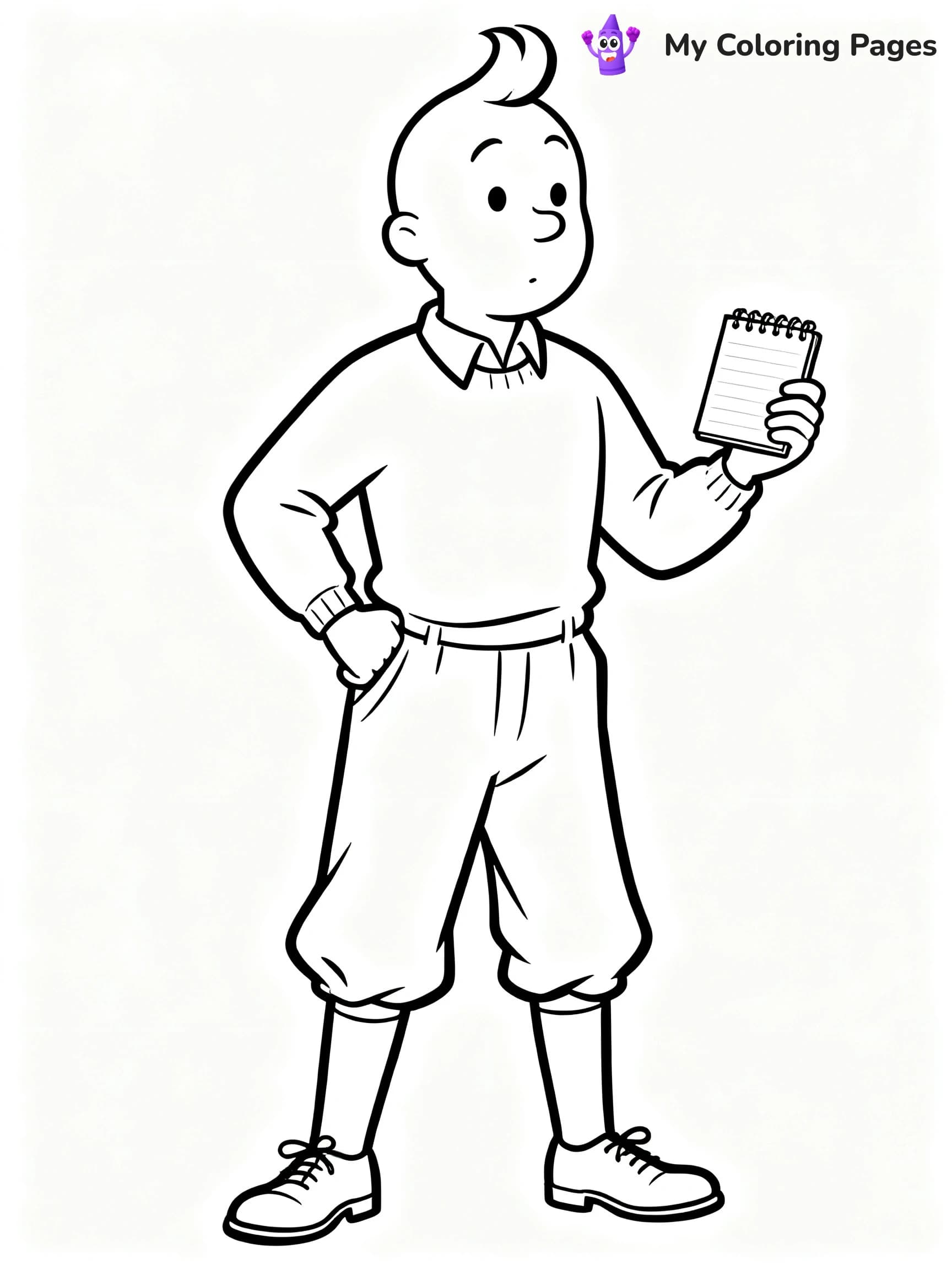 Tintin Coloring Pages - 7