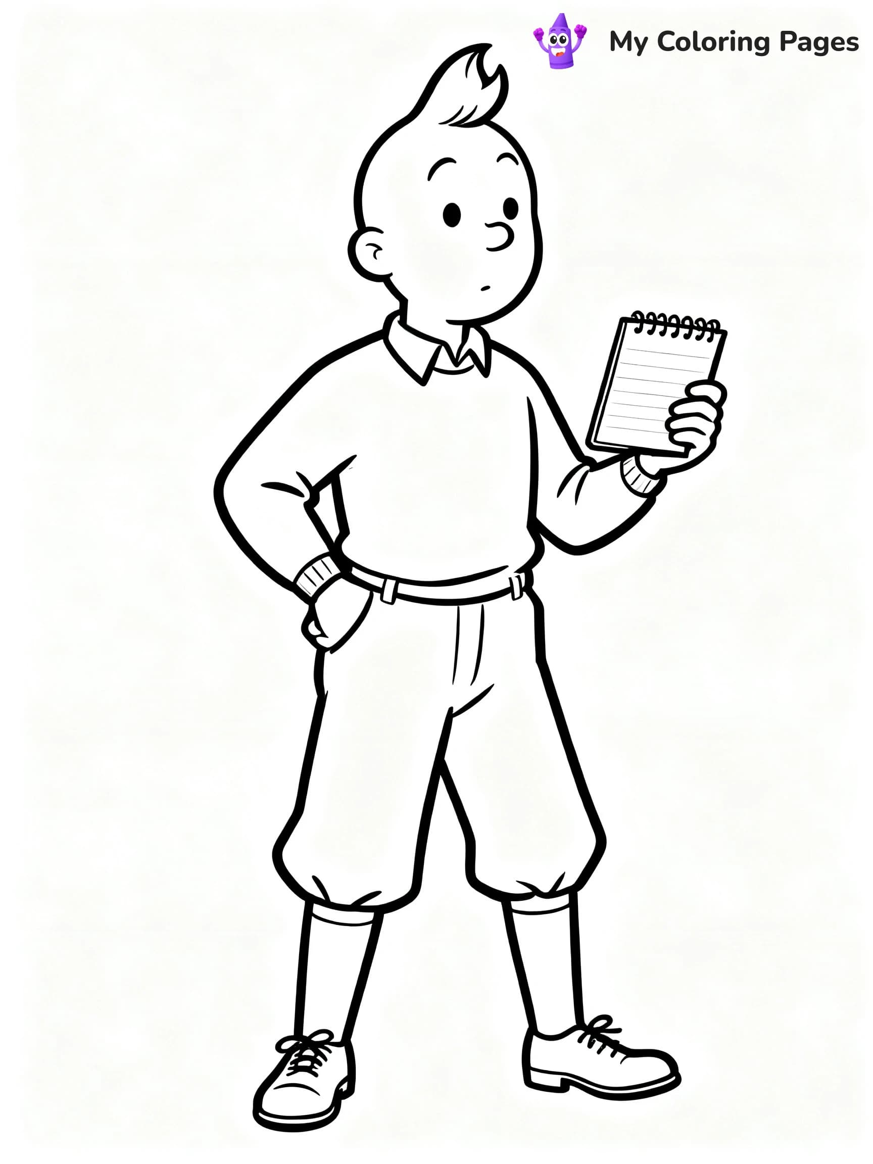 Tintin Coloring Pages - 5