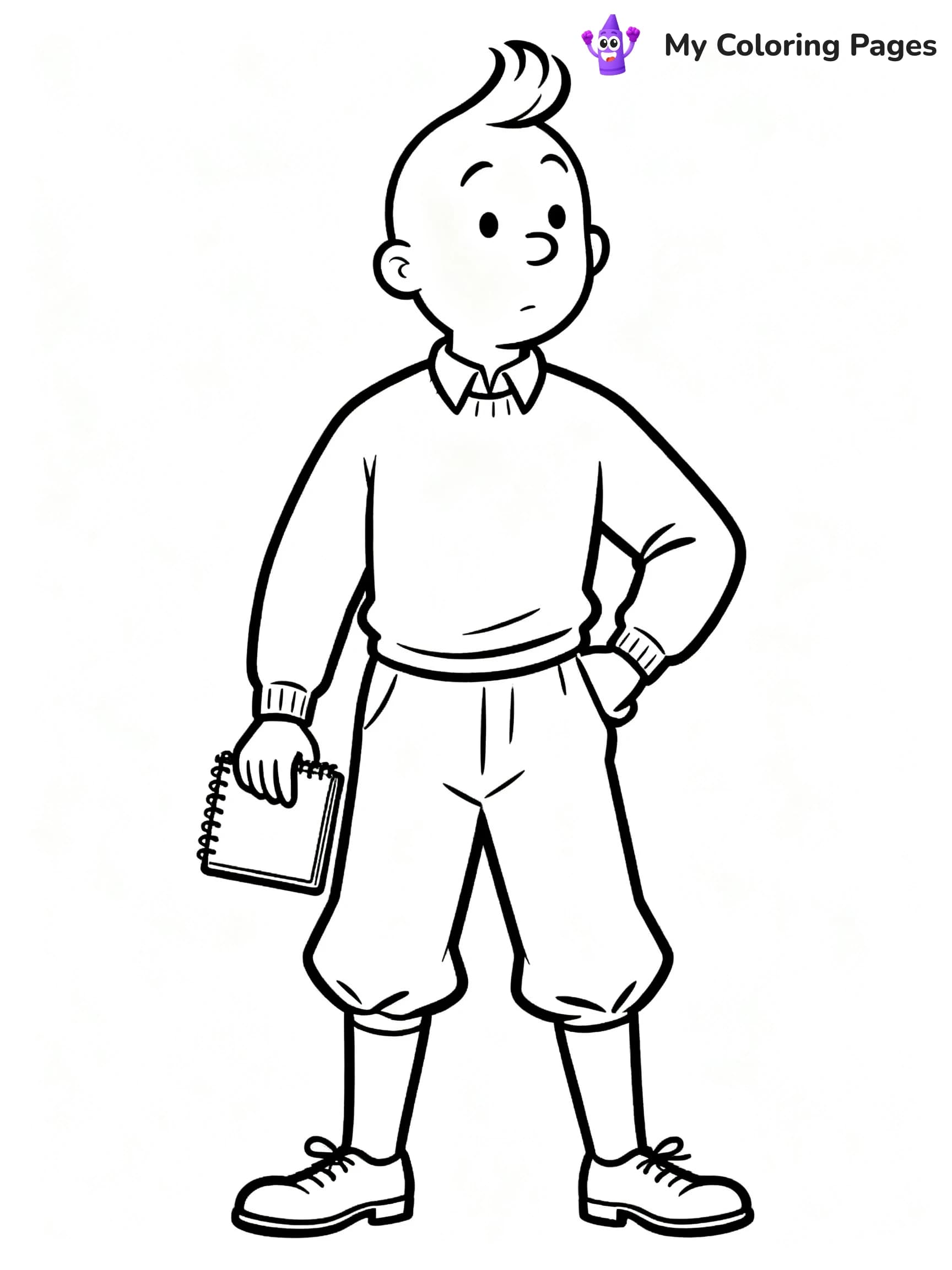 Tintin Coloring Pages - 4