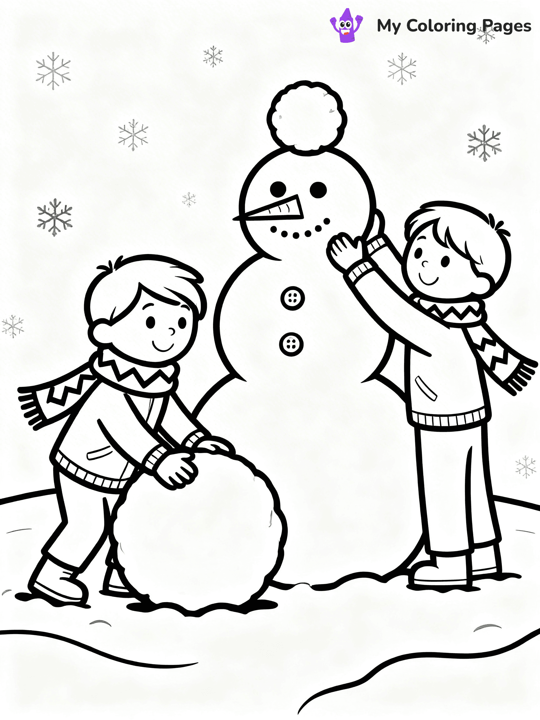 Jingle Bells Coloring Pages - 2