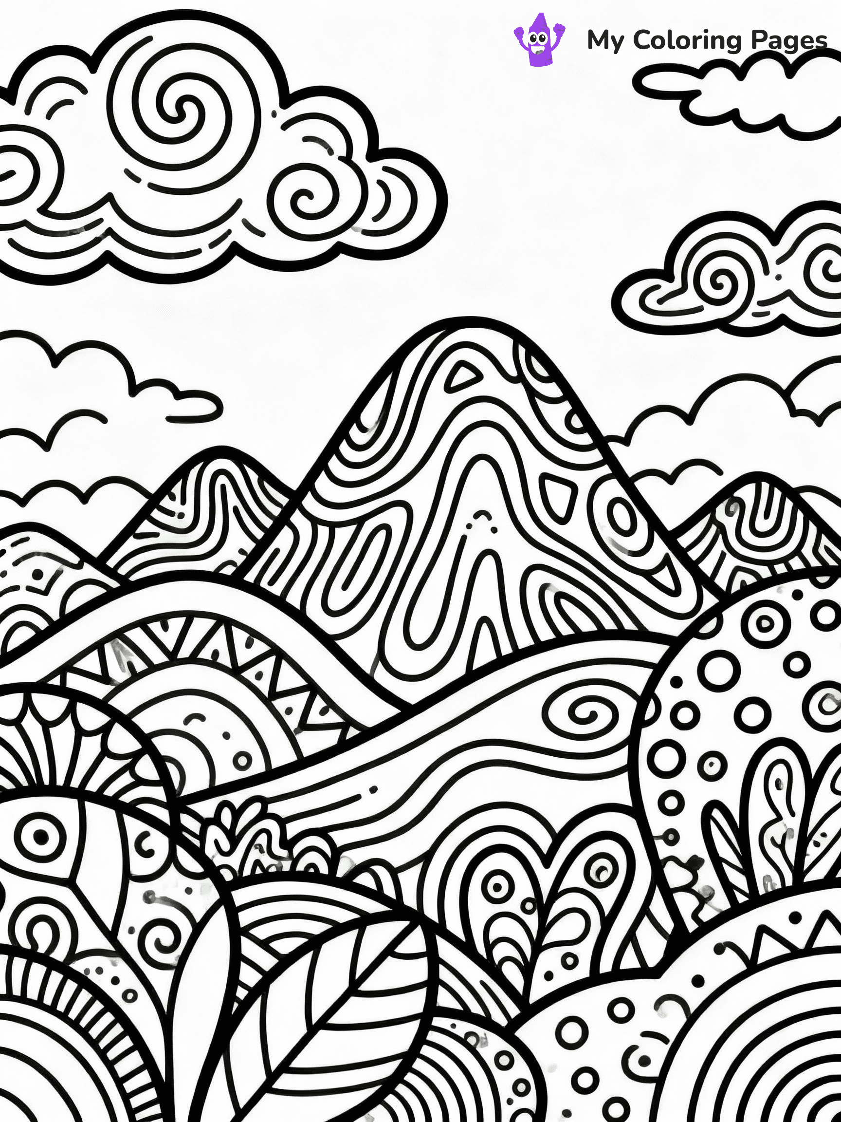 Trippy Coloring Pages - 26