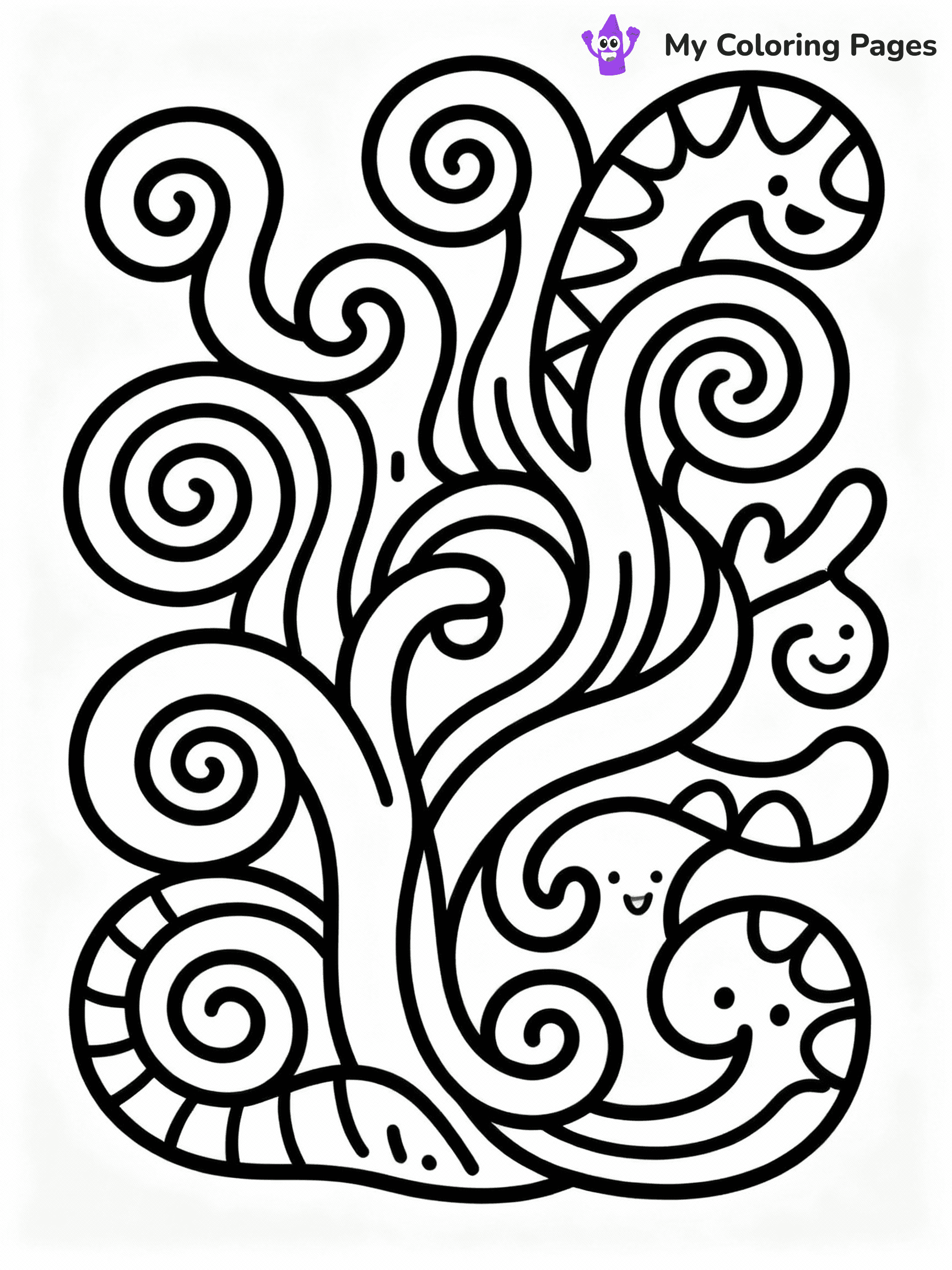 Trippy Coloring Pages - 6