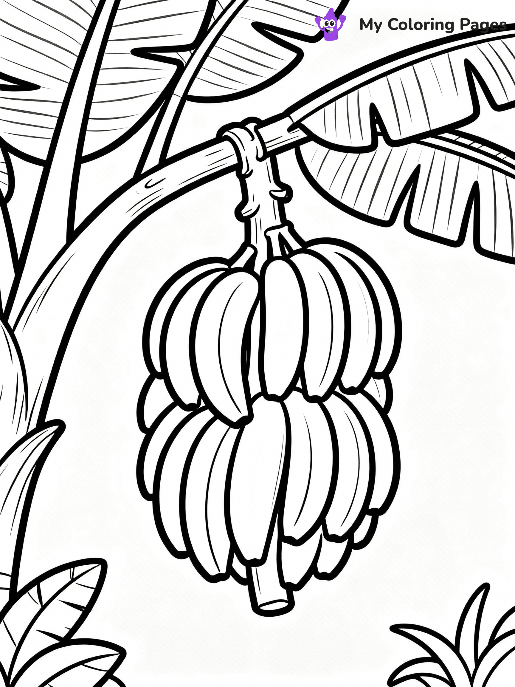Banana Coloring Pages - 40