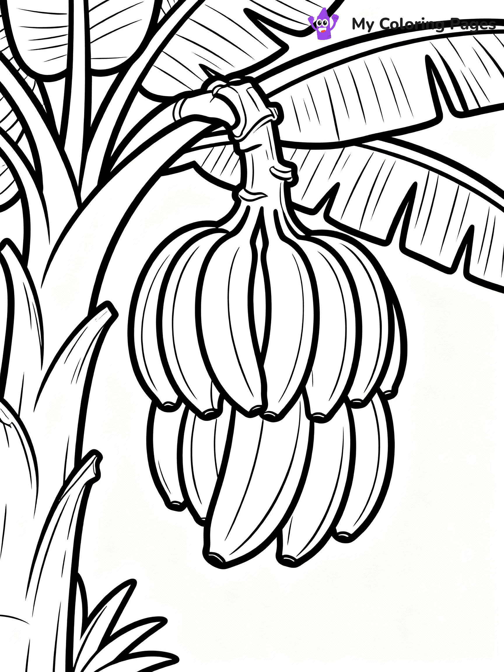 Banana Coloring Pages - 38