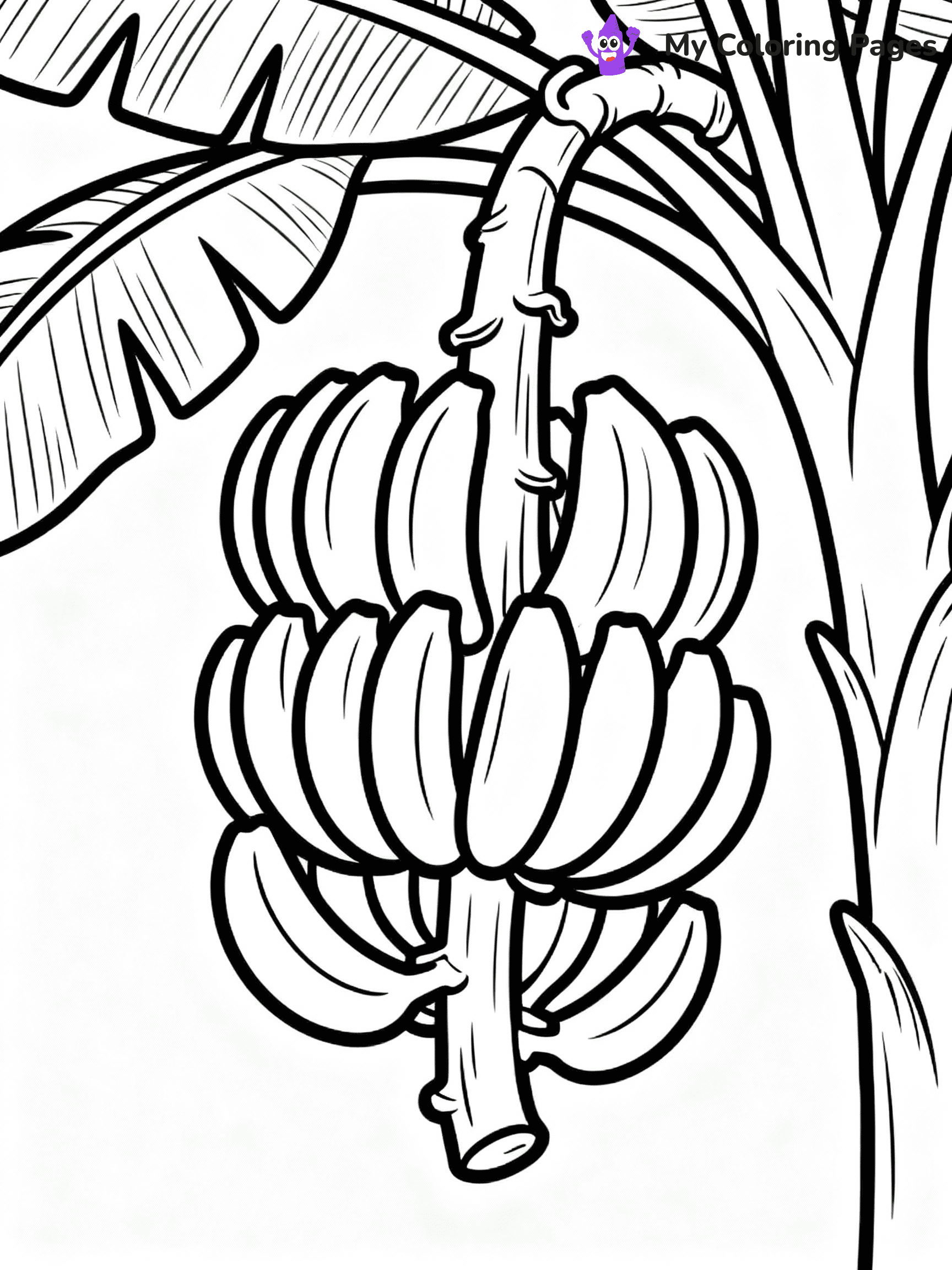 Banana Coloring Pages - 36