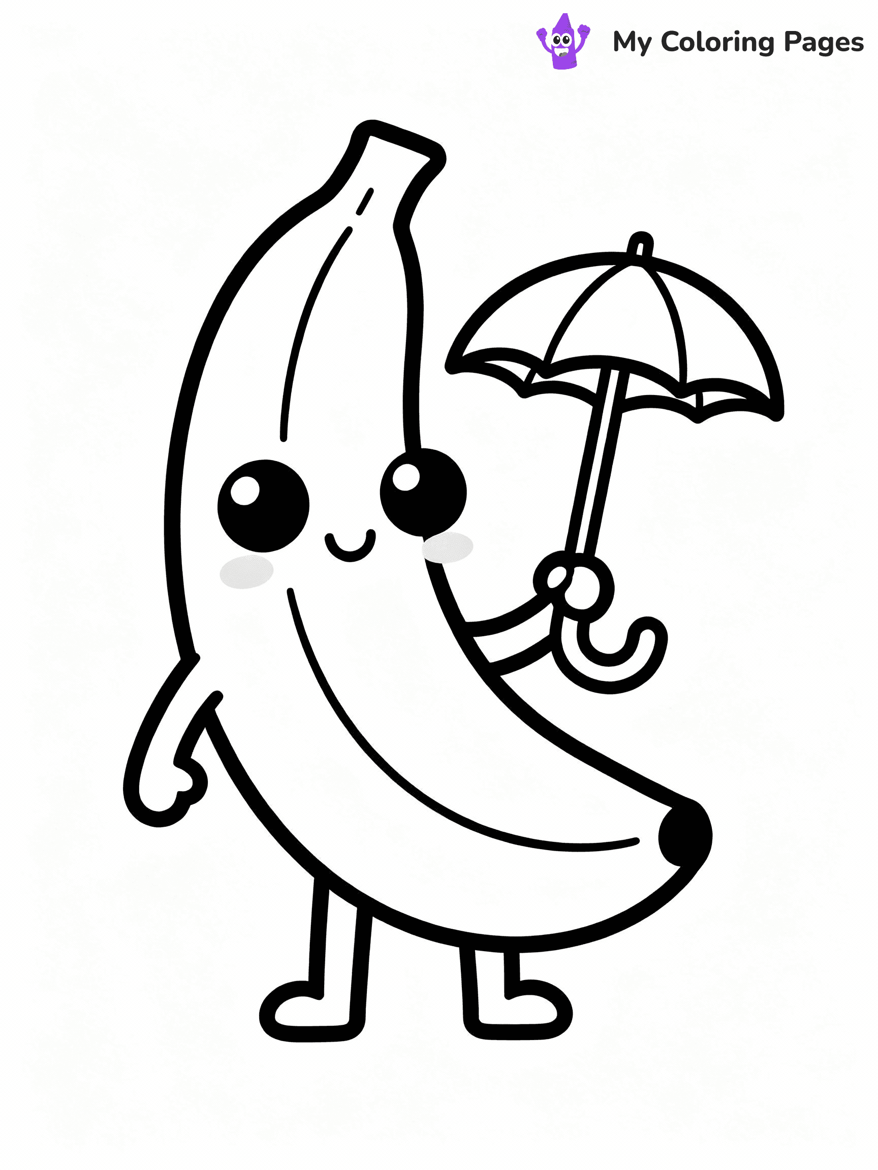 Banana Coloring Pages - 35