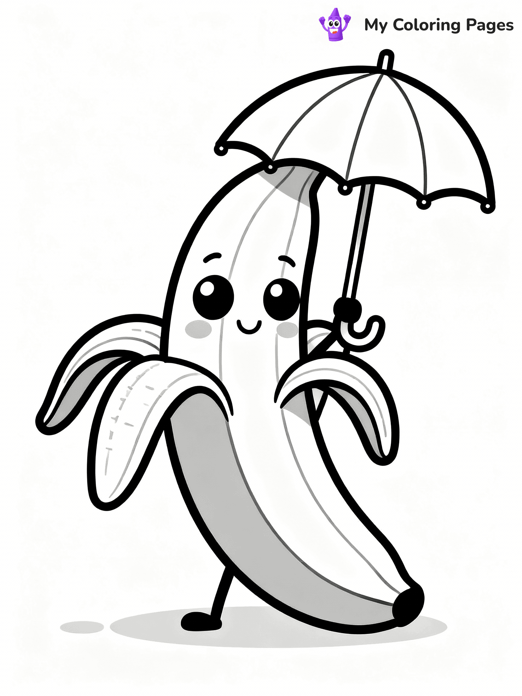 Banana Coloring Pages - 34