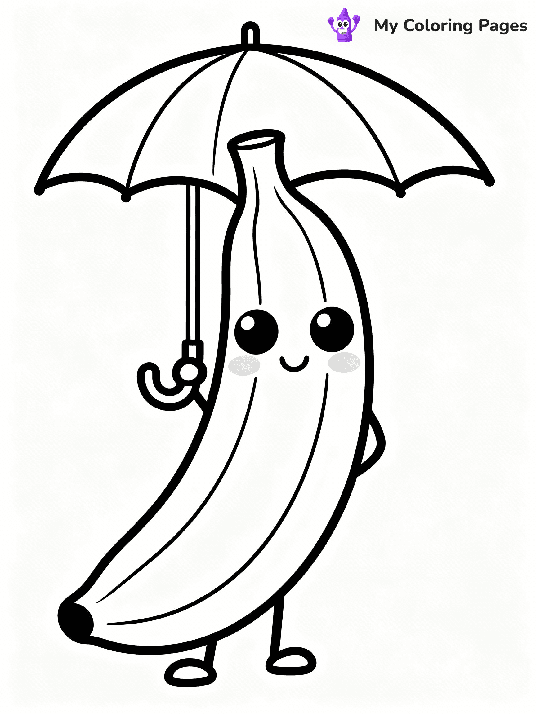 Banana Coloring Pages - 32
