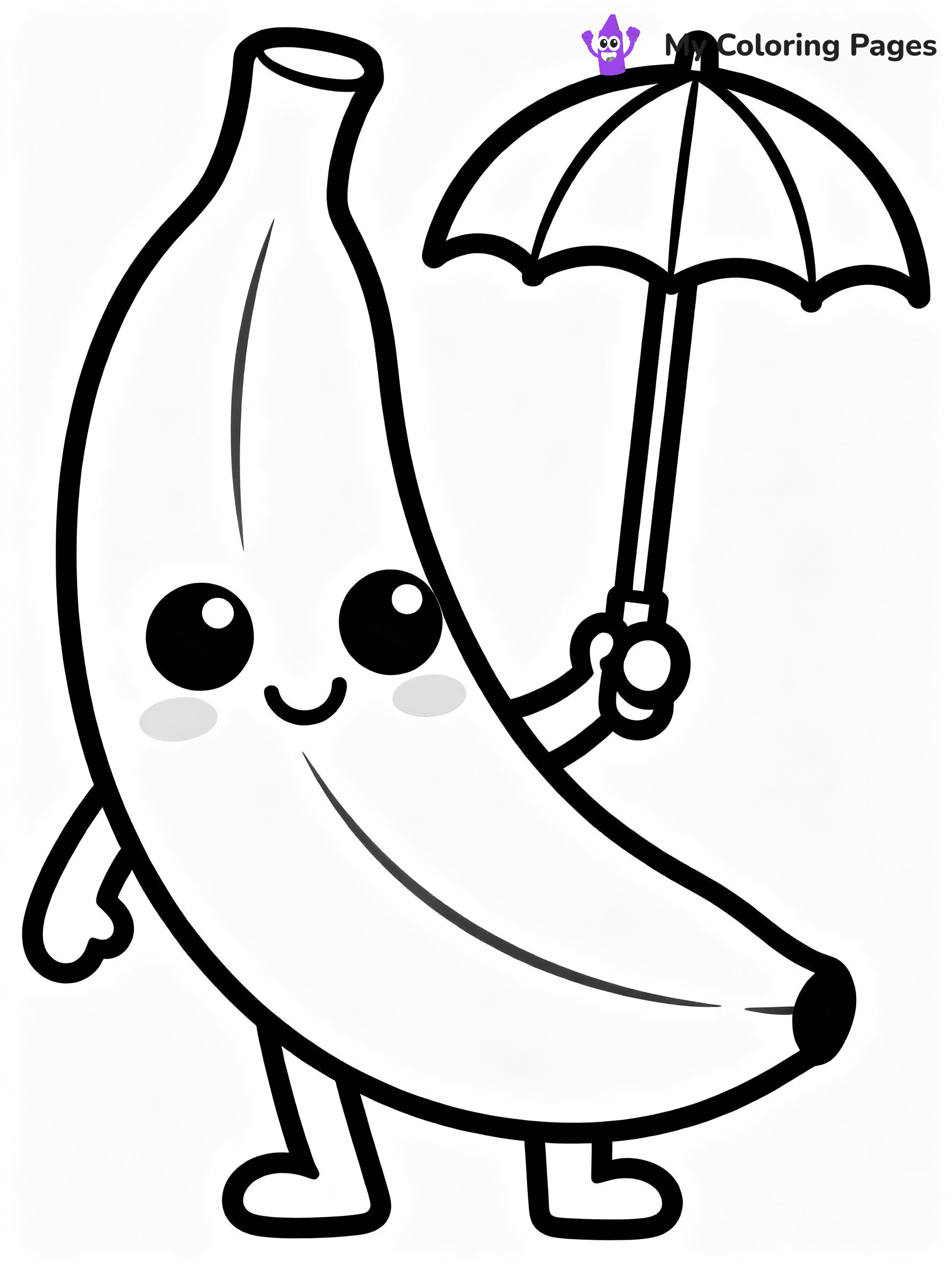 Banana Coloring Pages - 31