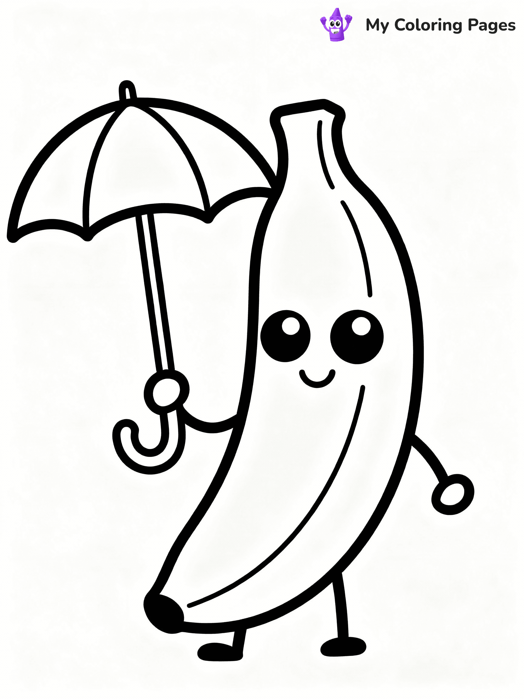 Banana Coloring Pages - 30
