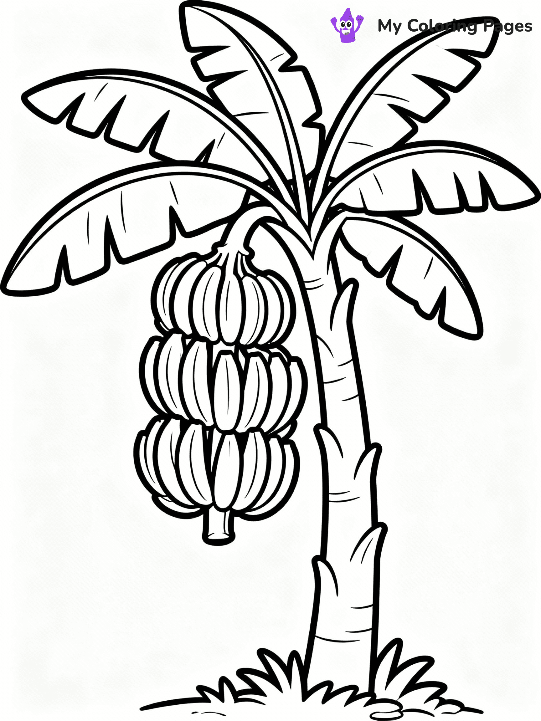 Banana Coloring Pages - 29