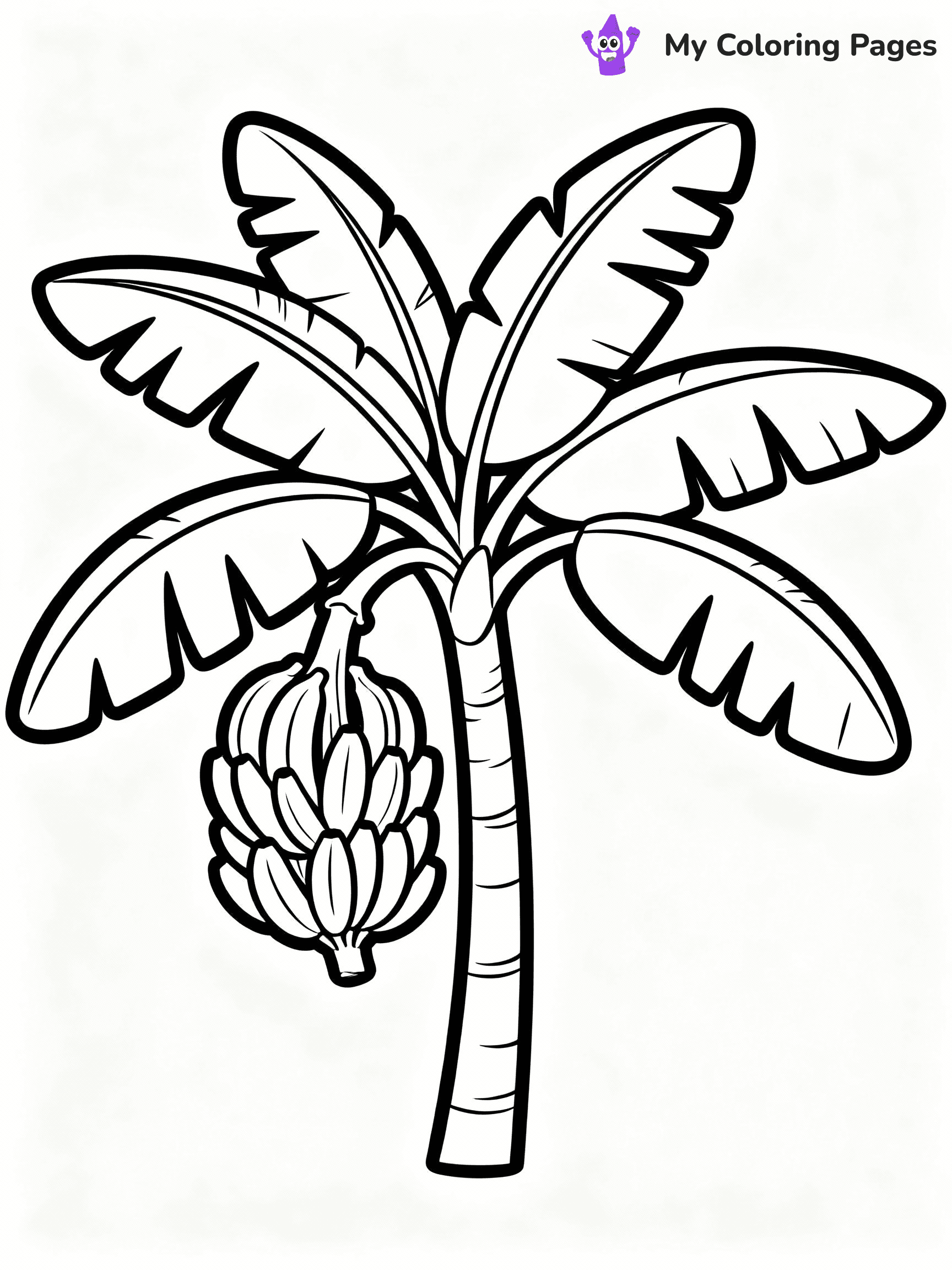 Banana Coloring Pages - 27