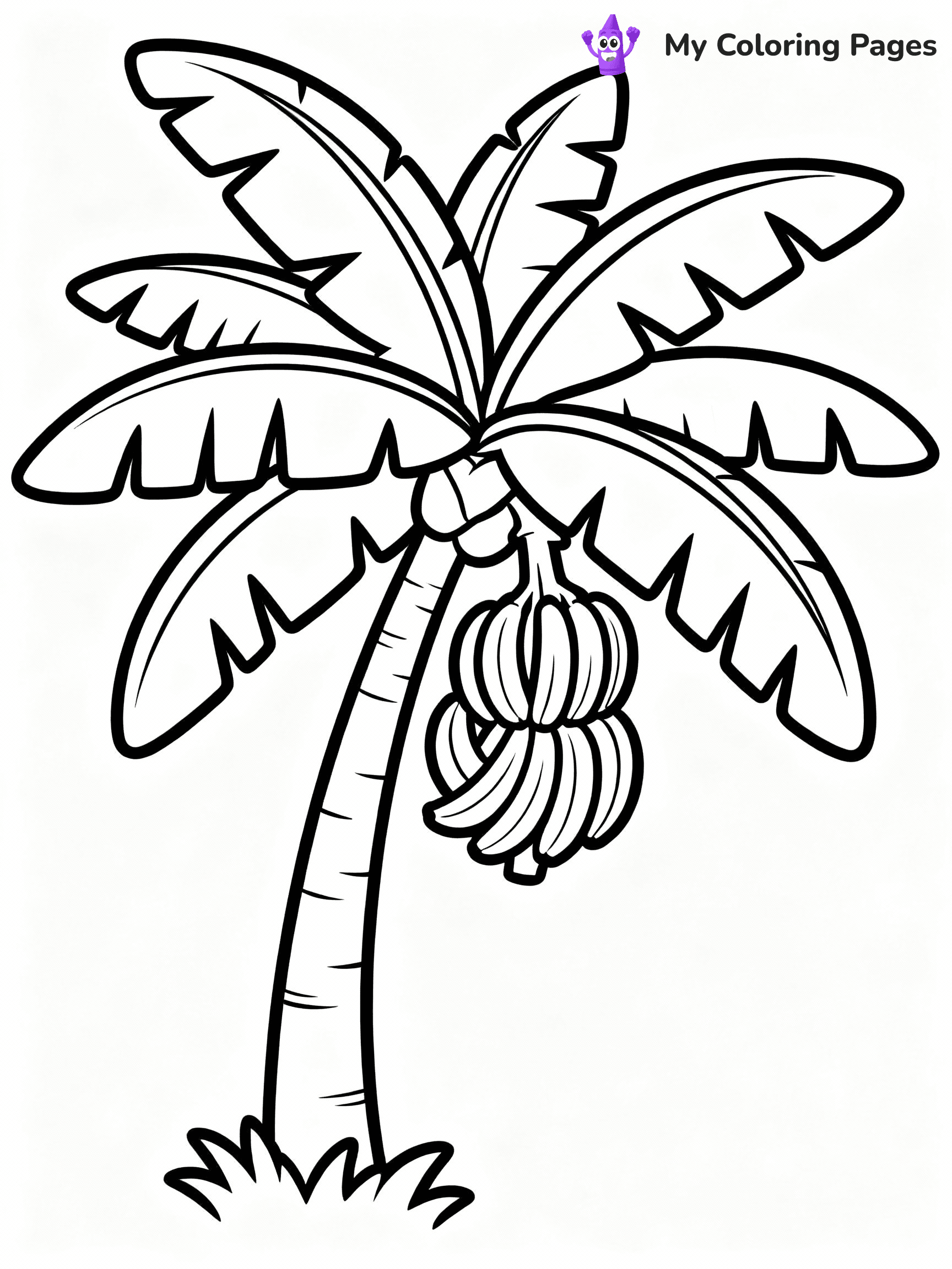 Banana Coloring Pages - 24
