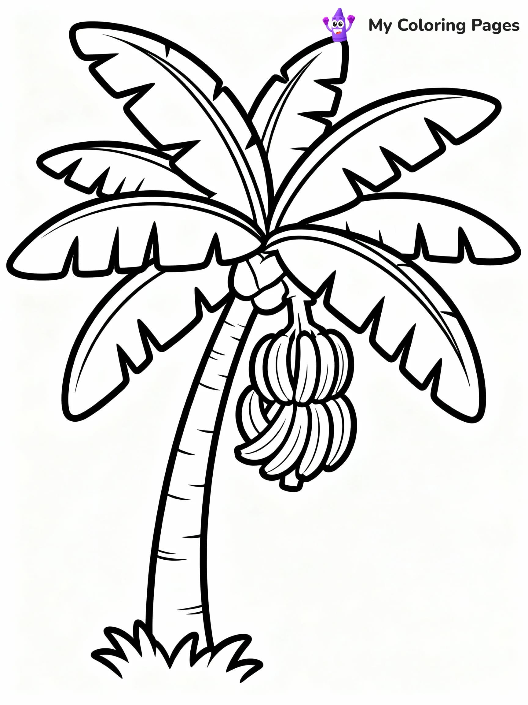 Banana Coloring Pages - 24