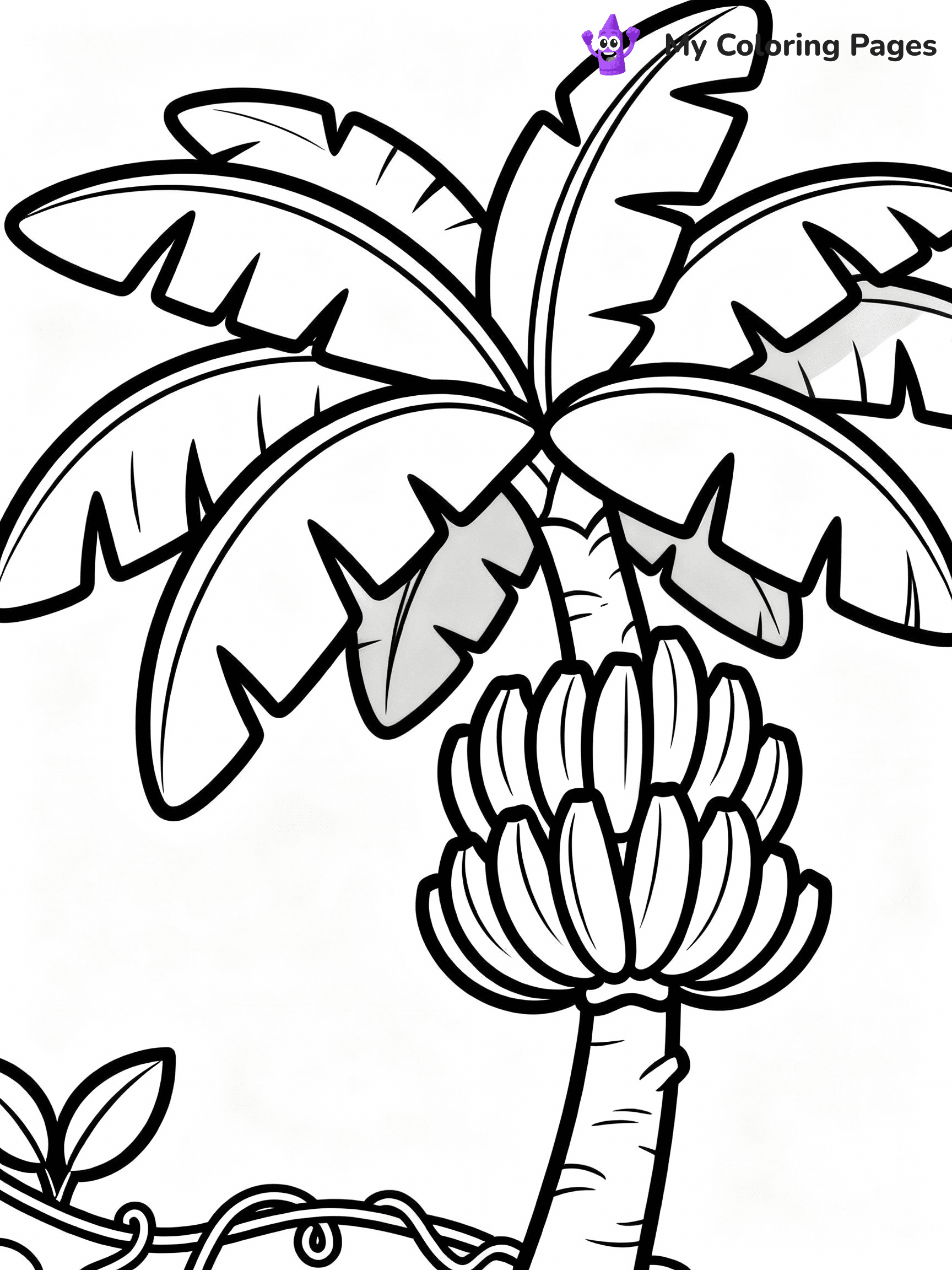 Banana Coloring Pages - 23