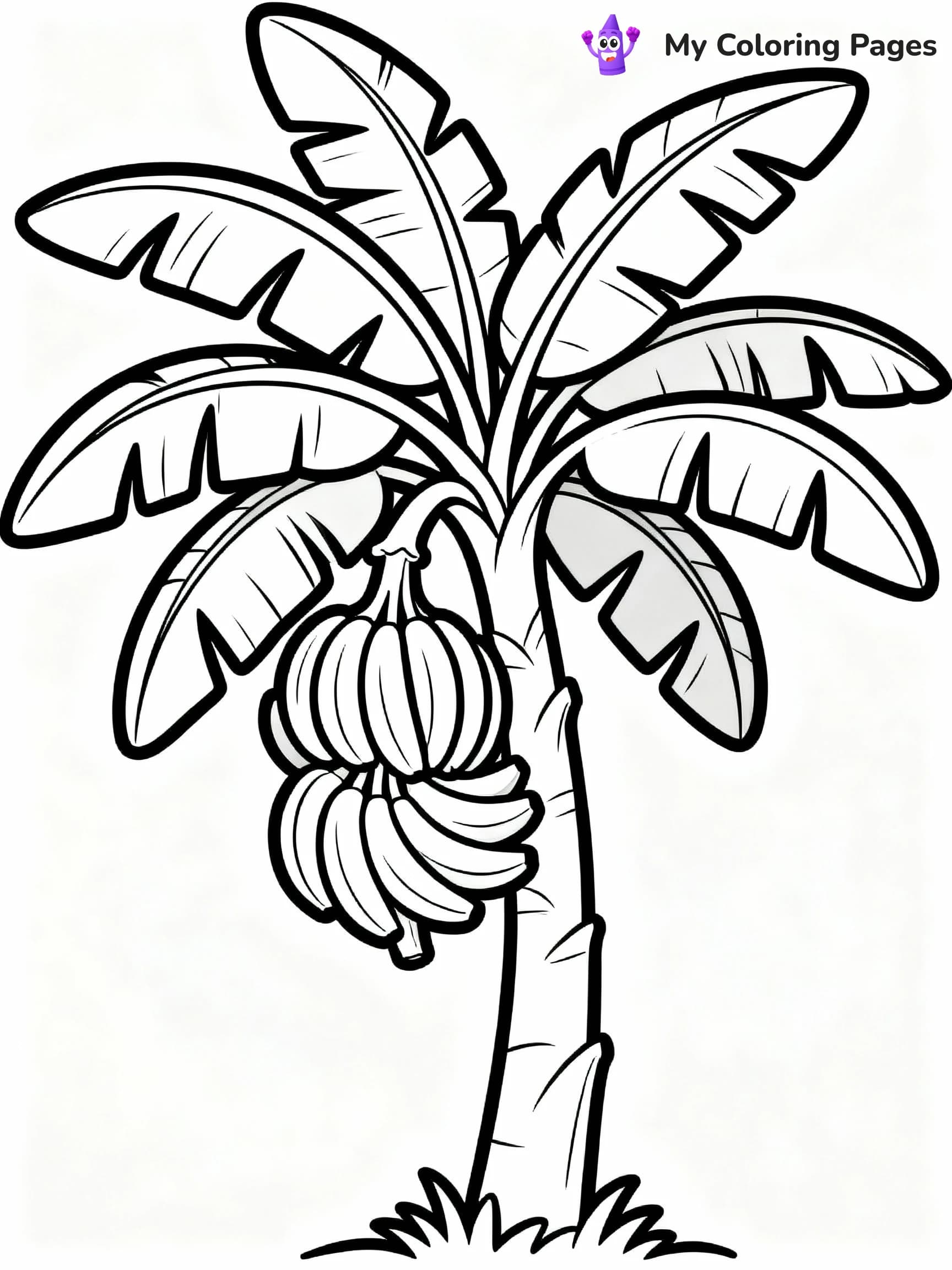 Banana Coloring Pages - 22