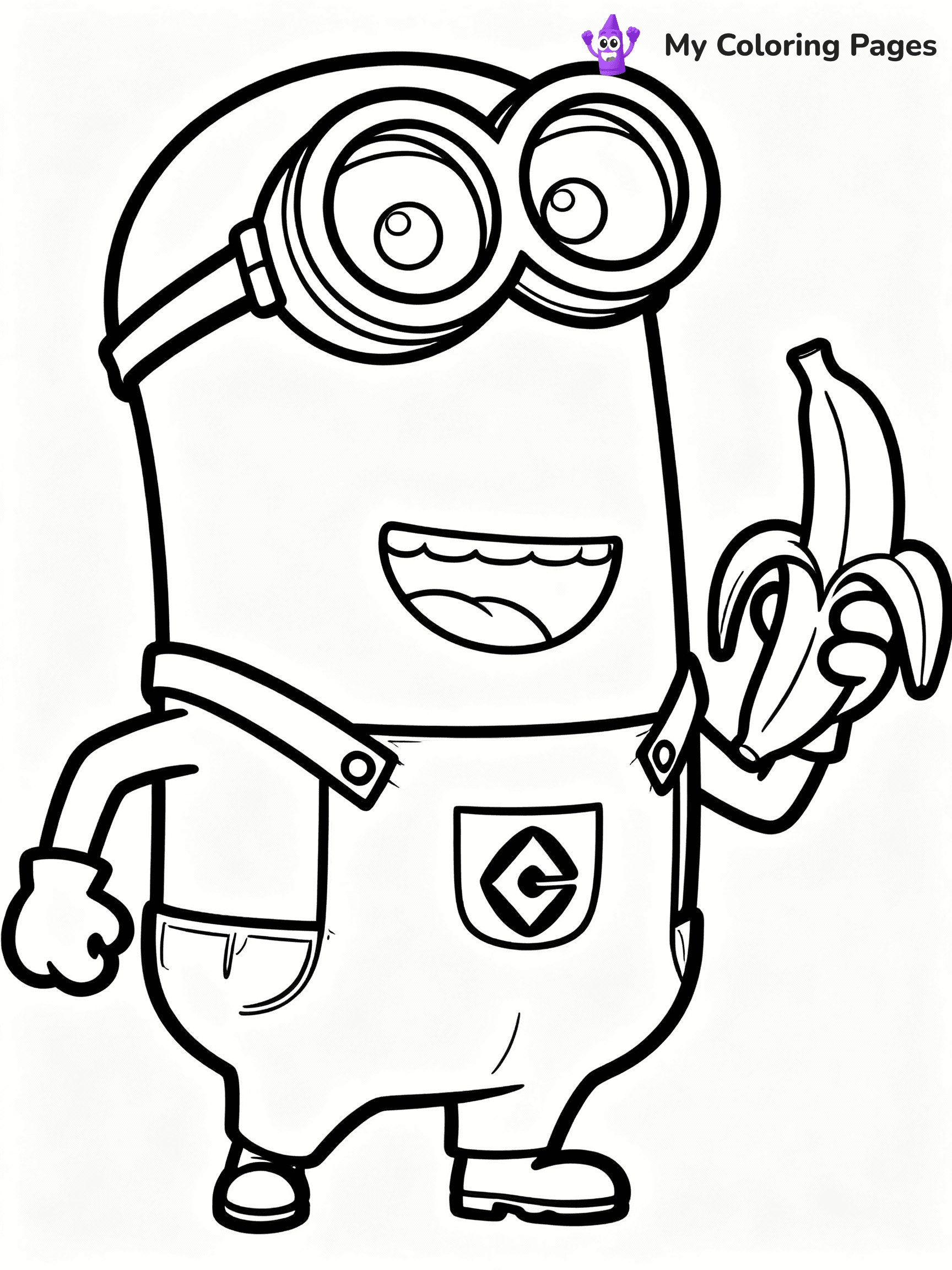 Banana Coloring Pages - 21