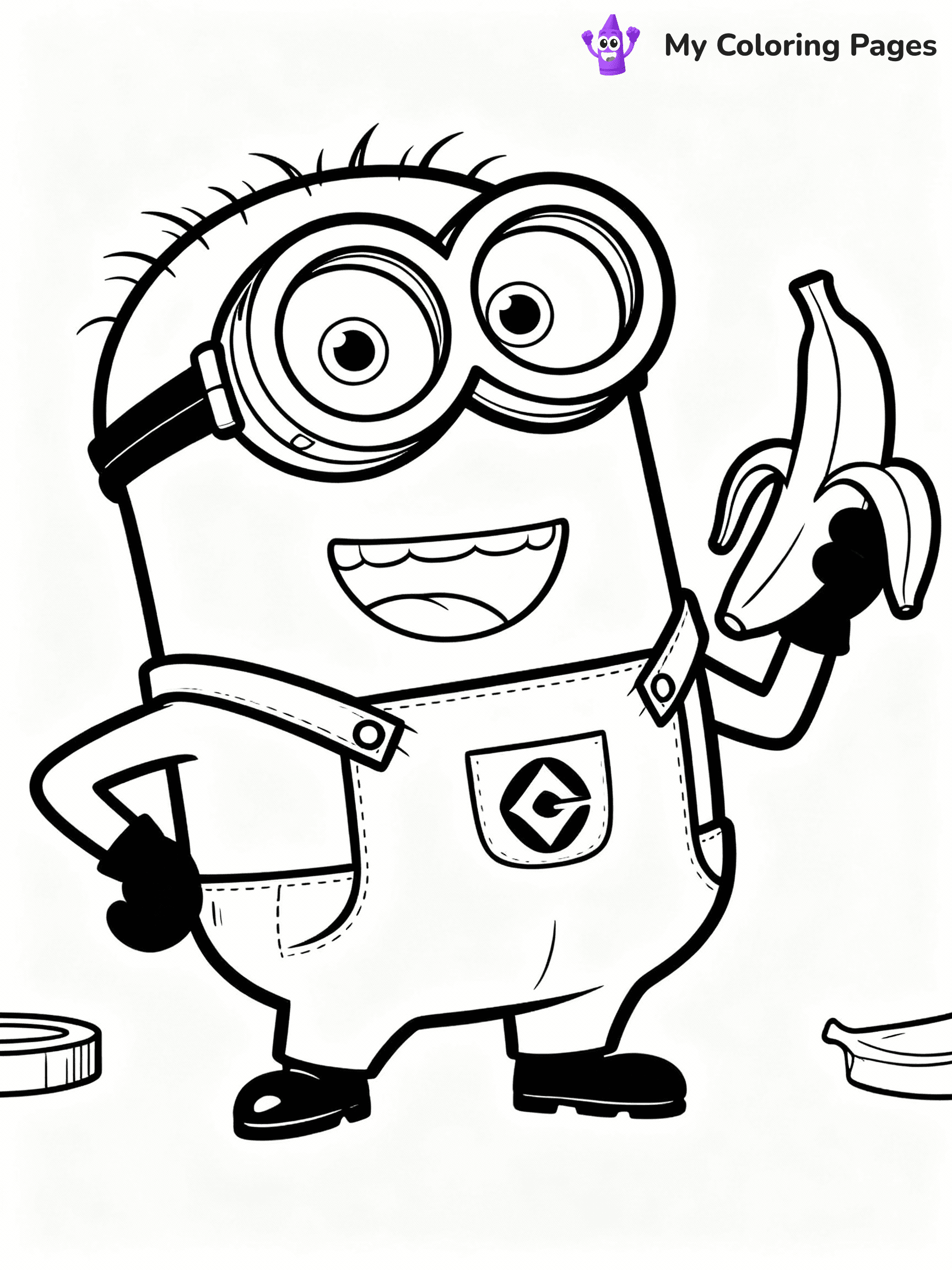 Banana Coloring Pages - 19