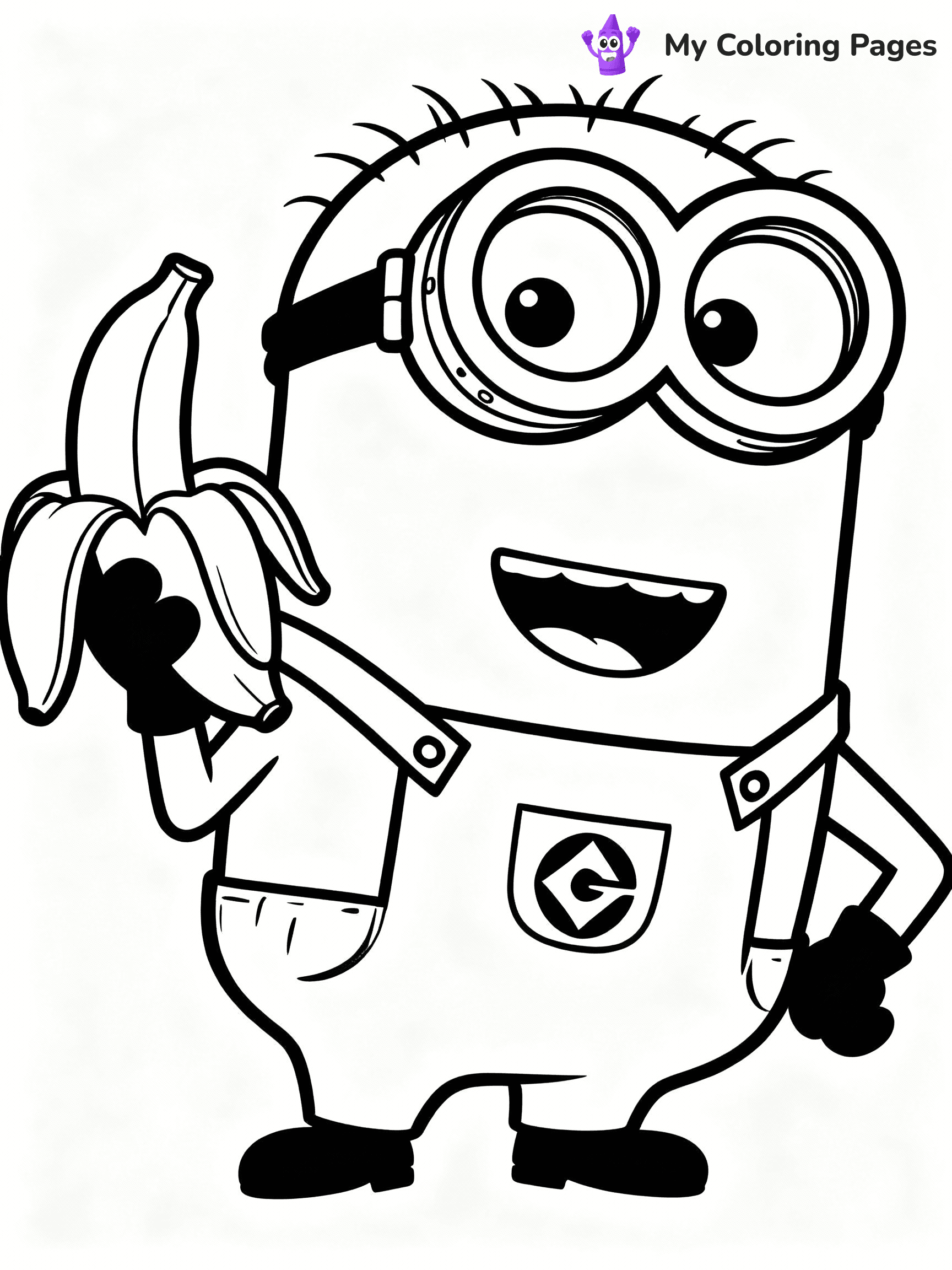 Banana Coloring Pages - 18