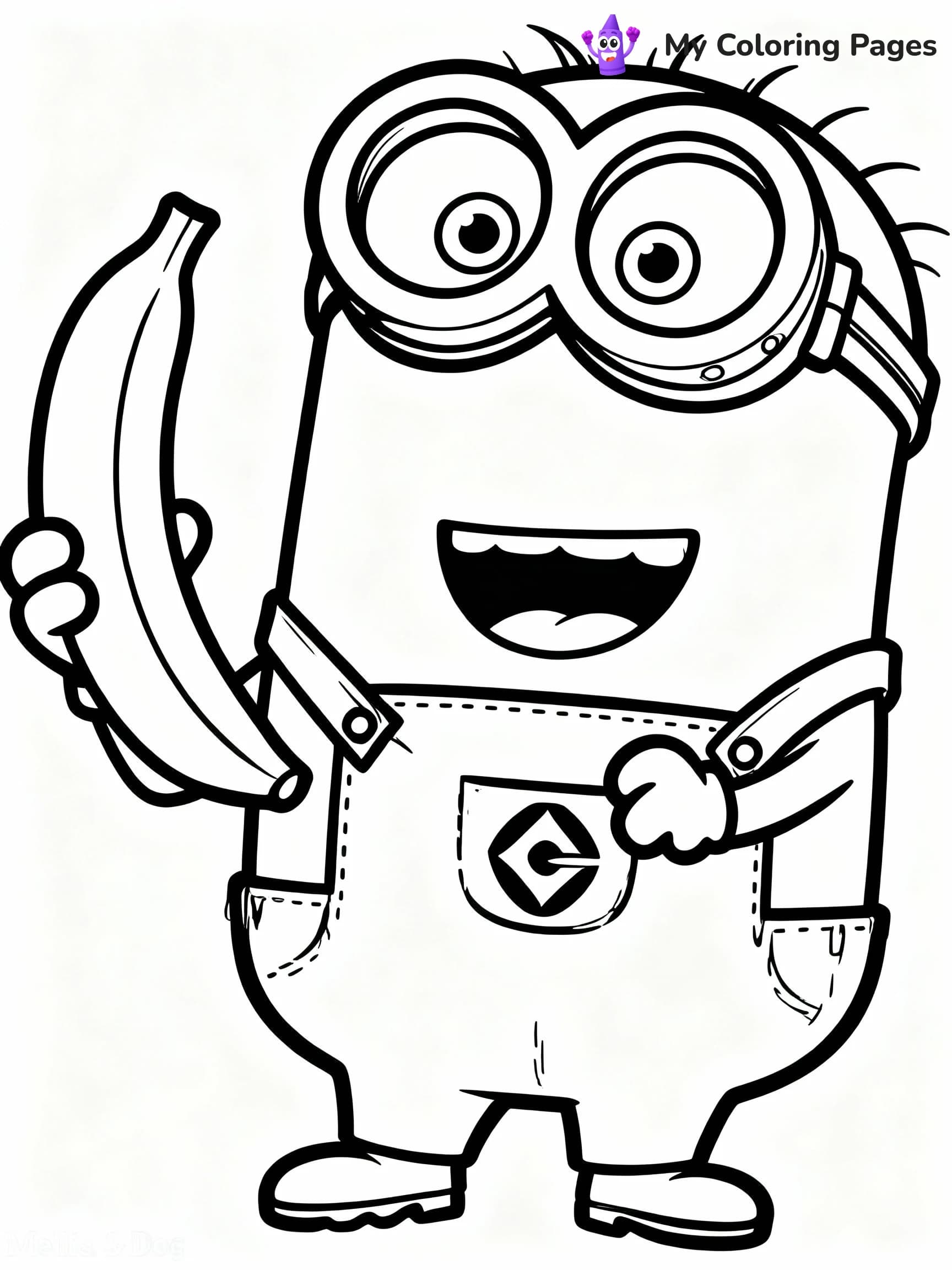 Banana Coloring Pages - 16