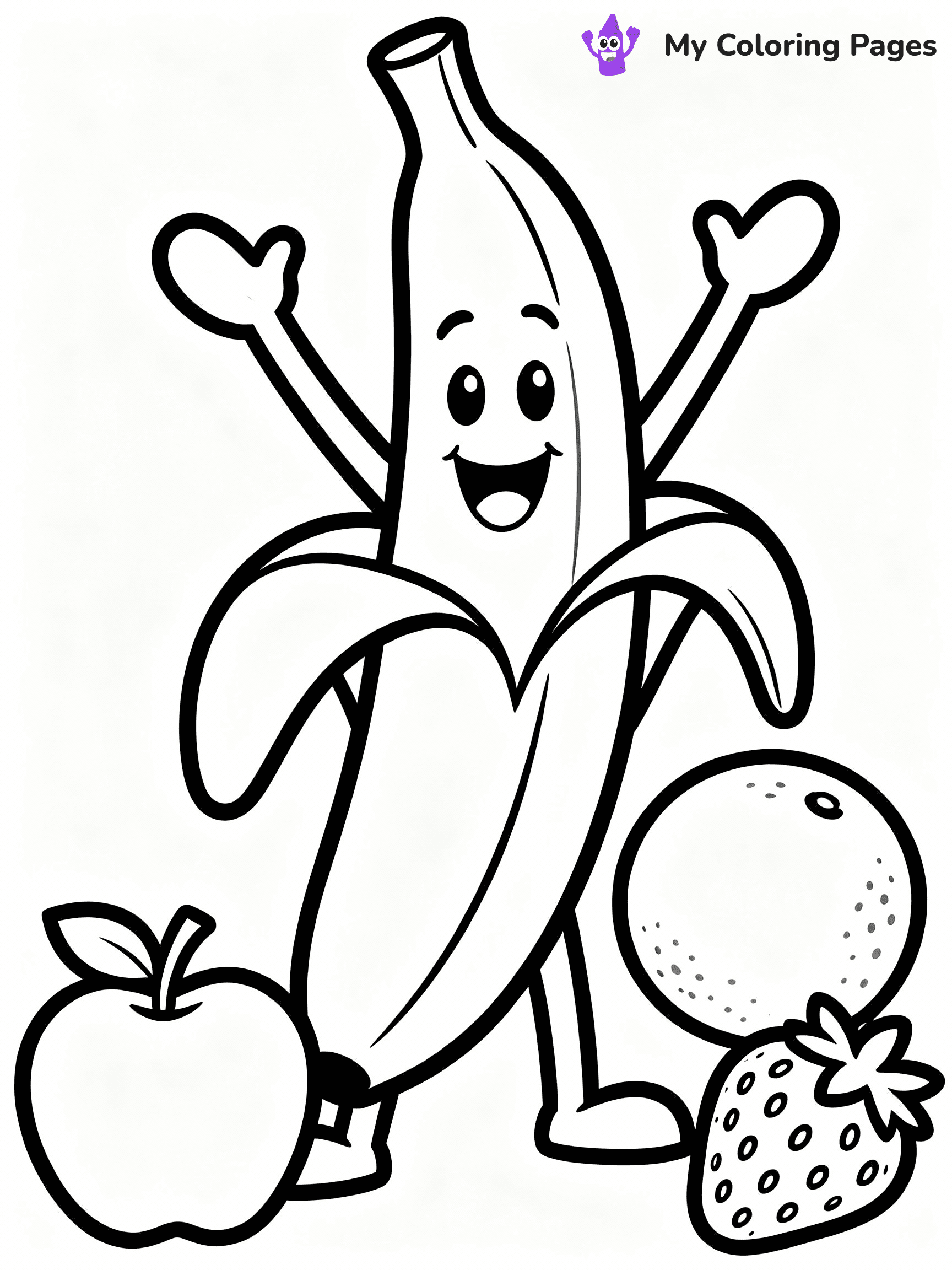 Banana Coloring Pages - 14