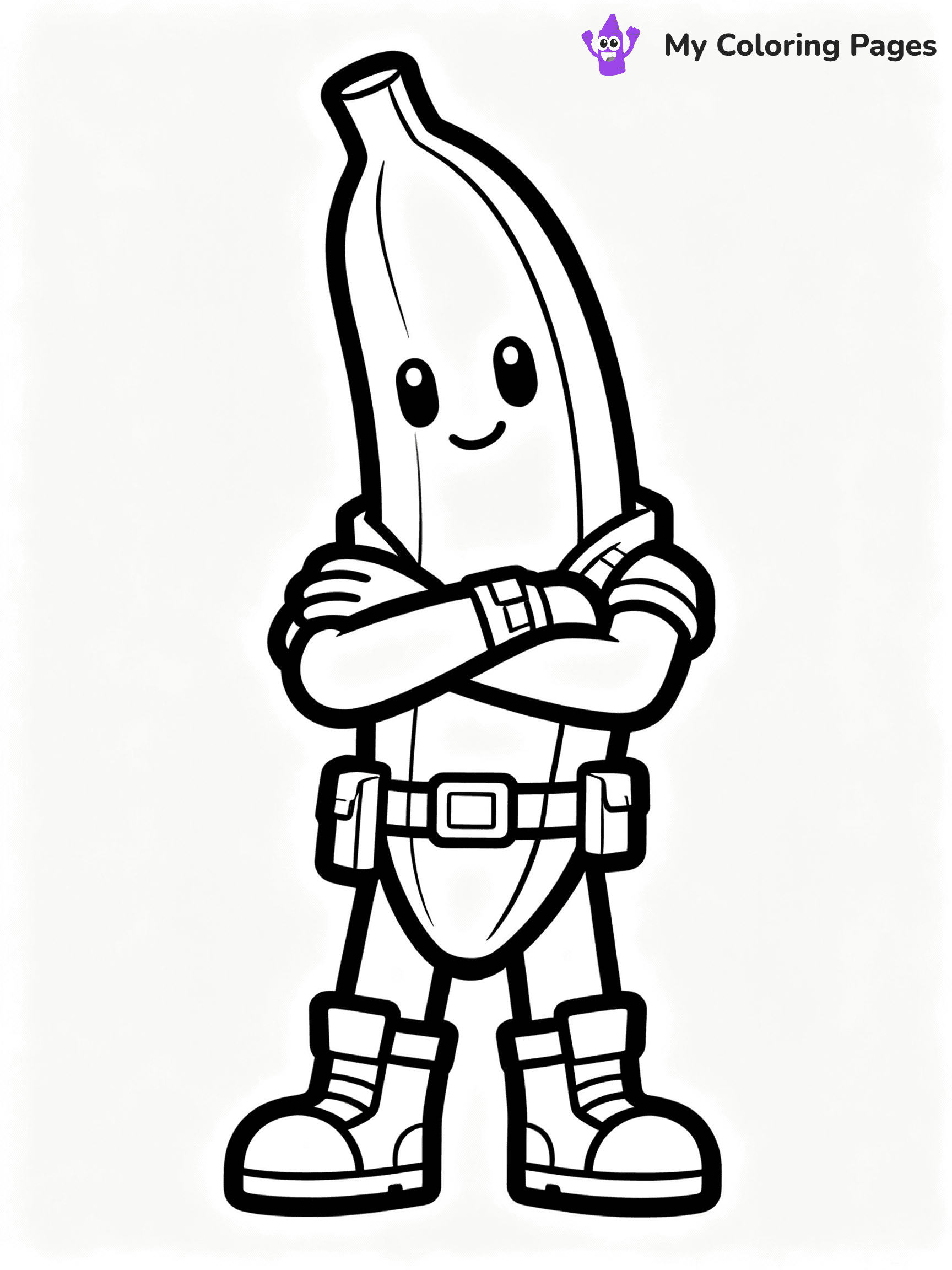 Banana Coloring Pages - 7