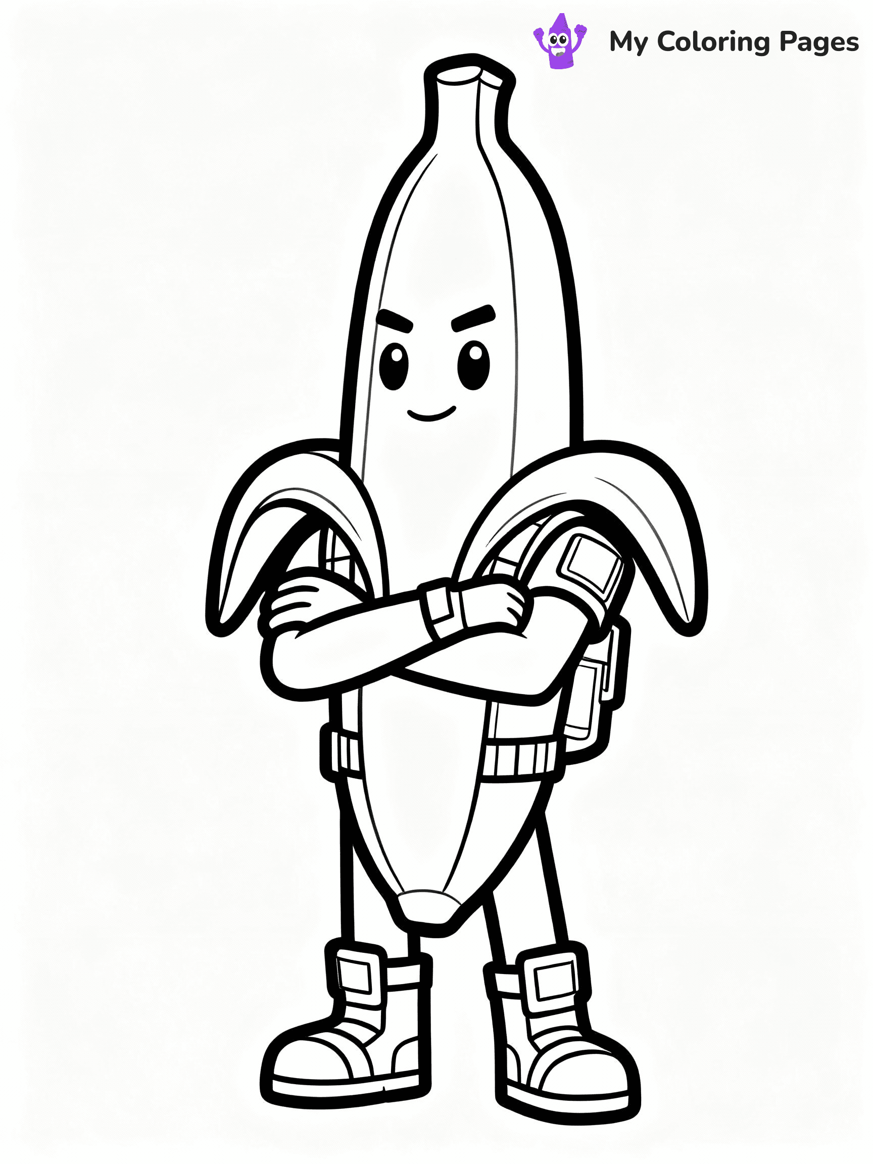 Banana Coloring Pages - 6