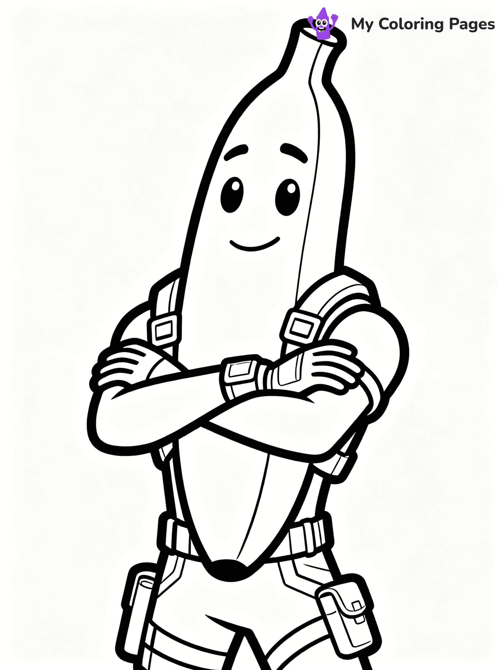Banana Coloring Pages - 5