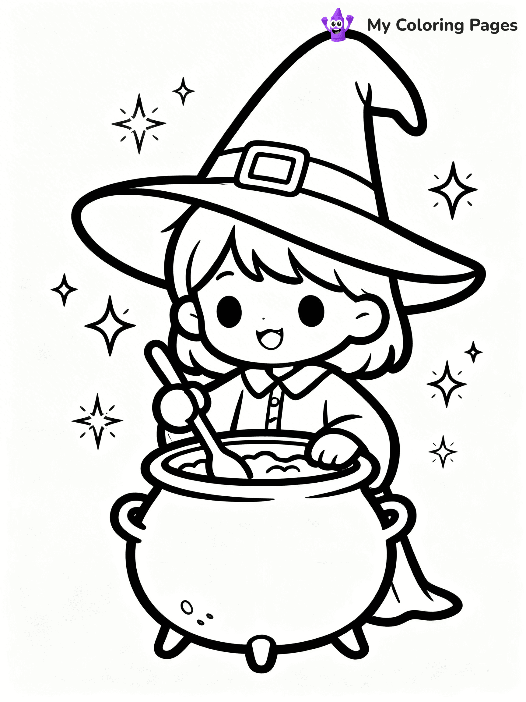 Halloween Kids Coloring Pages - 81