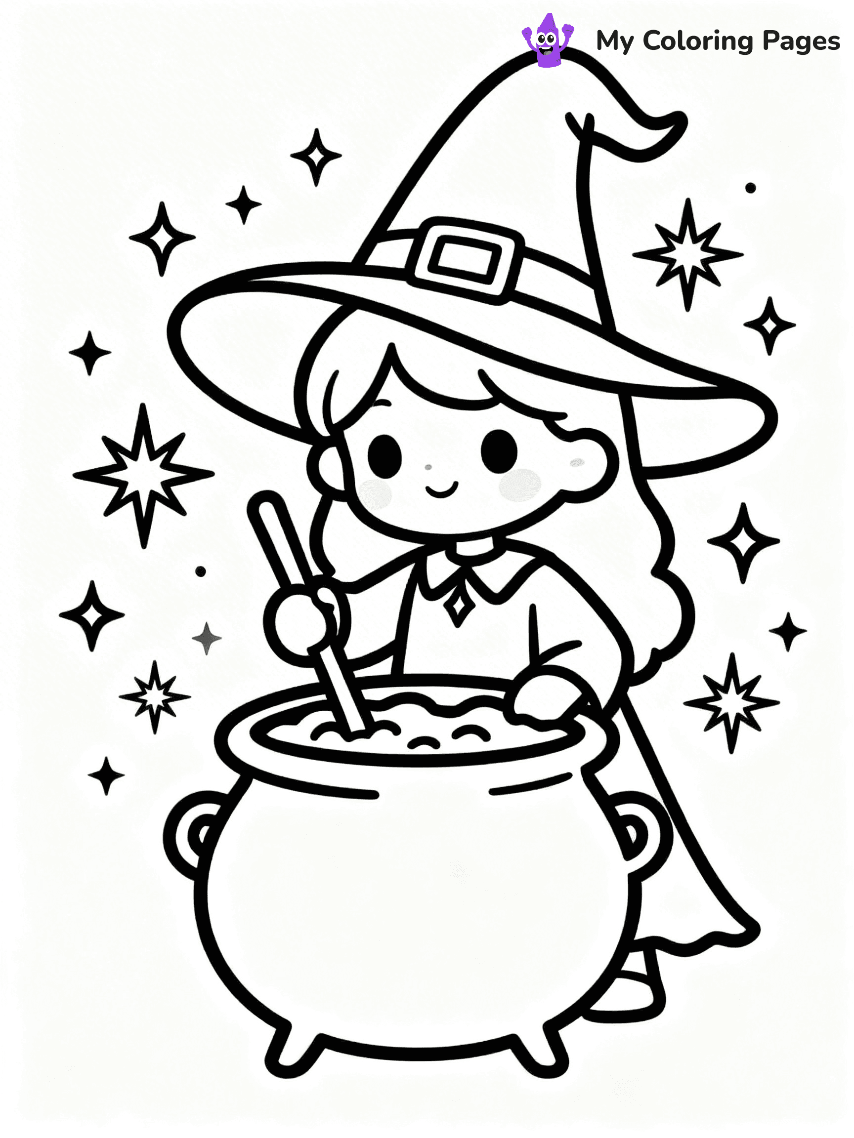 Halloween Kids Coloring Pages - 79