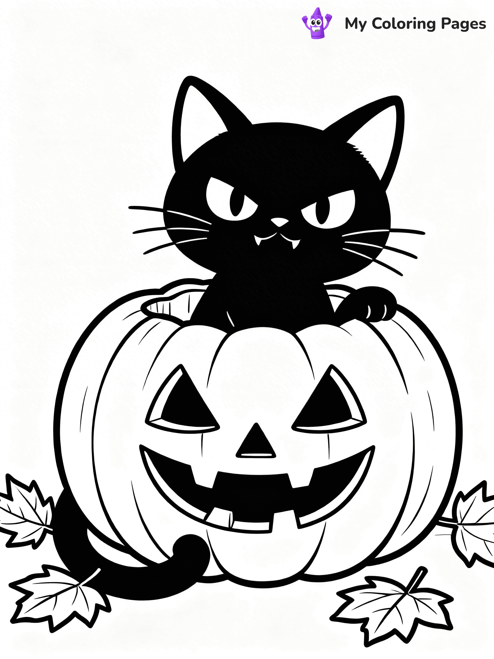 Halloween Kids Coloring Pages - 67