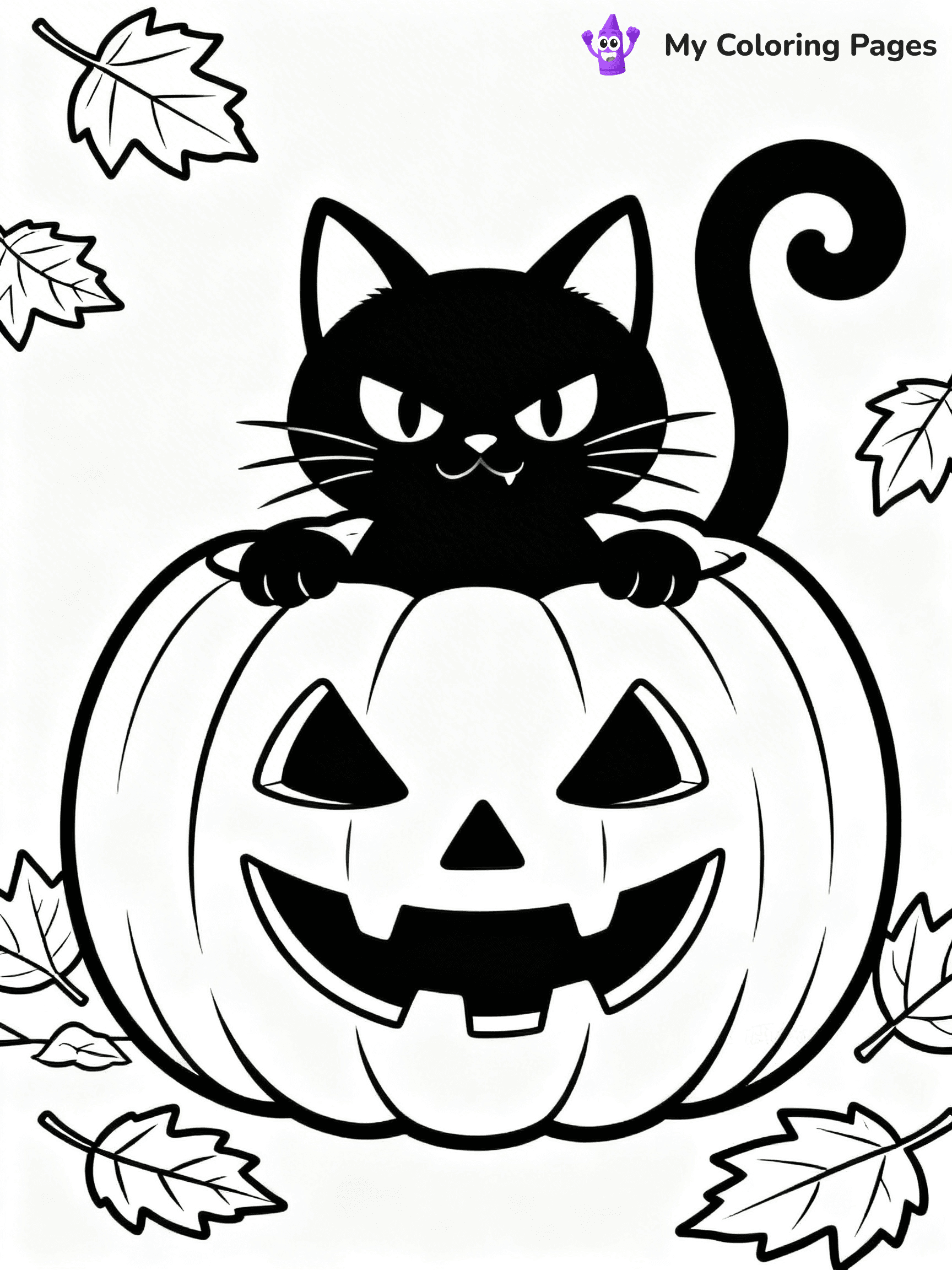 Halloween Kids Coloring Pages - 64