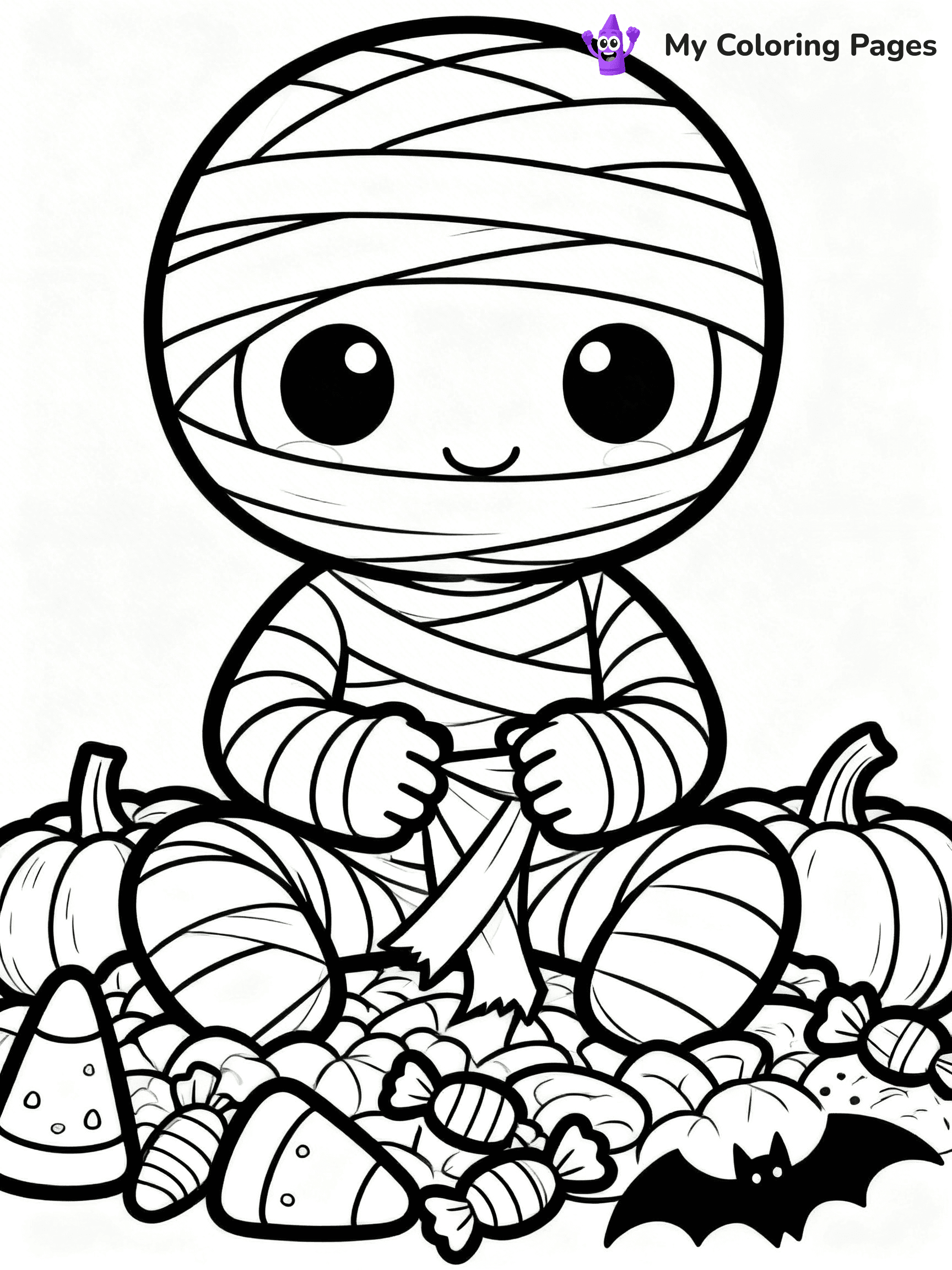 Halloween Kids Coloring Pages - 44