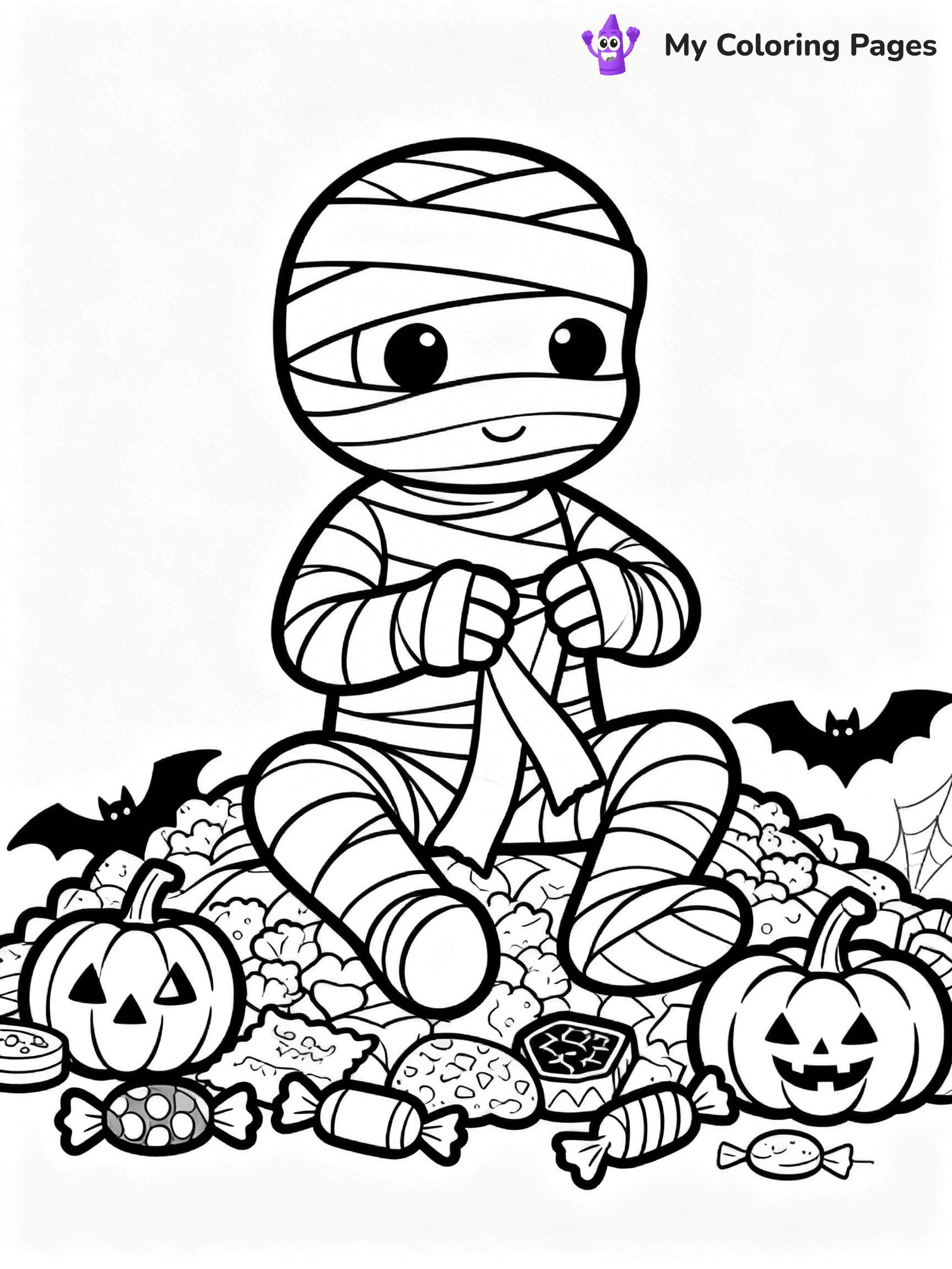 Halloween Kids Coloring Pages - 41