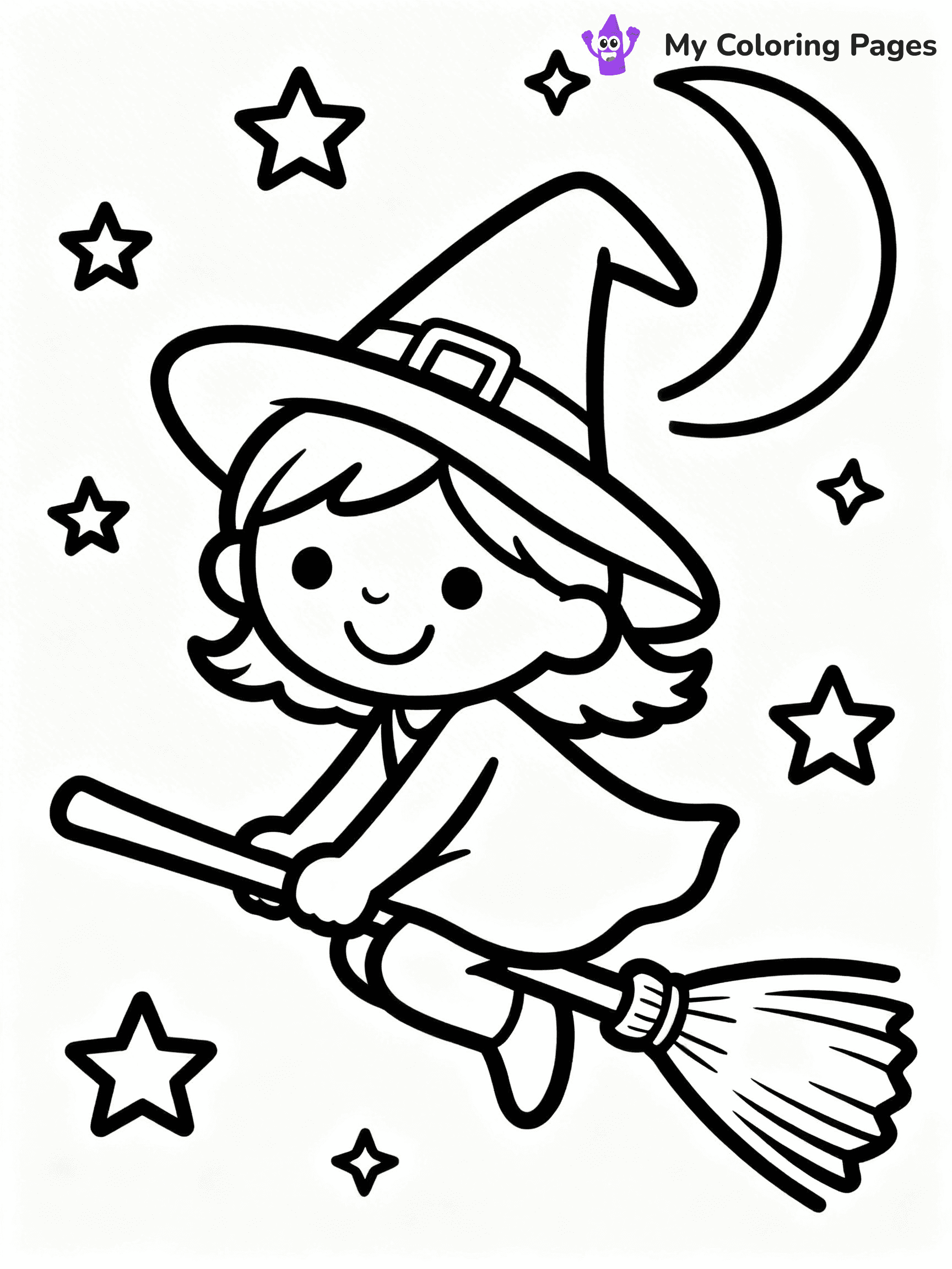 Halloween Kids Coloring Pages - 38