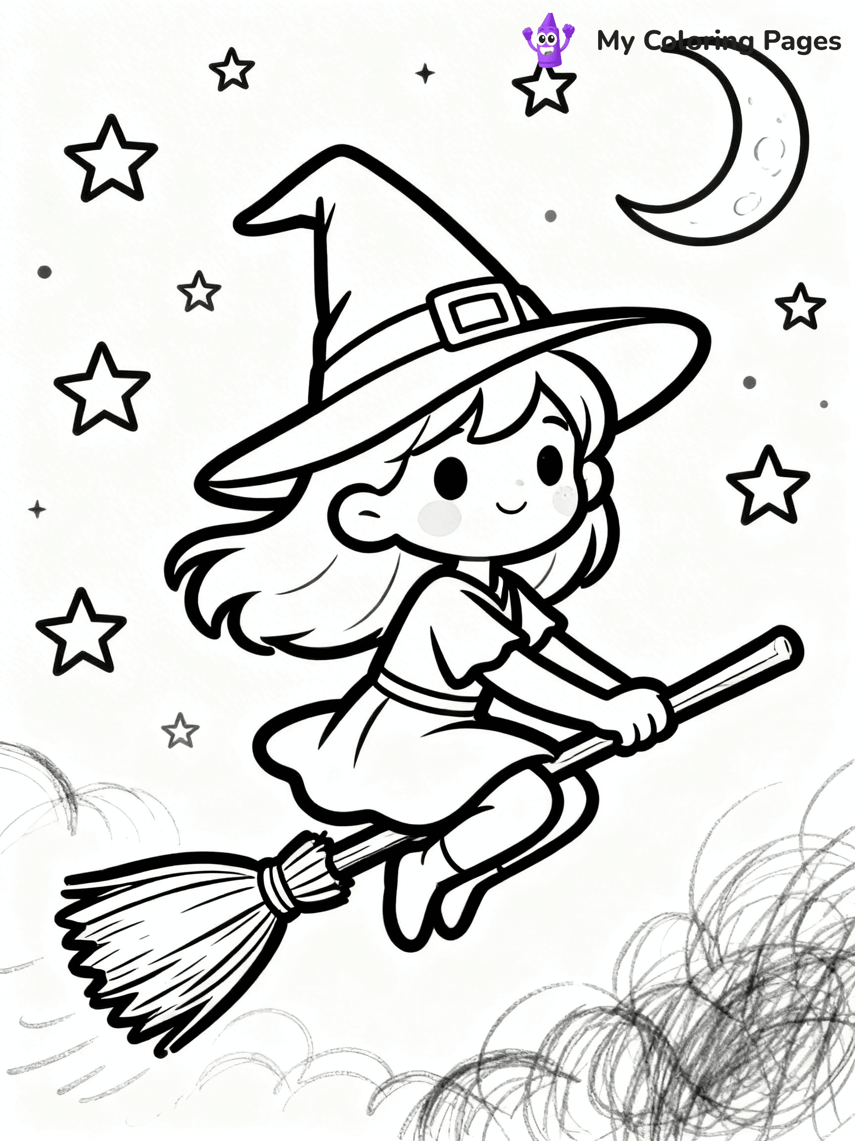 Halloween Kids Coloring Pages - 37