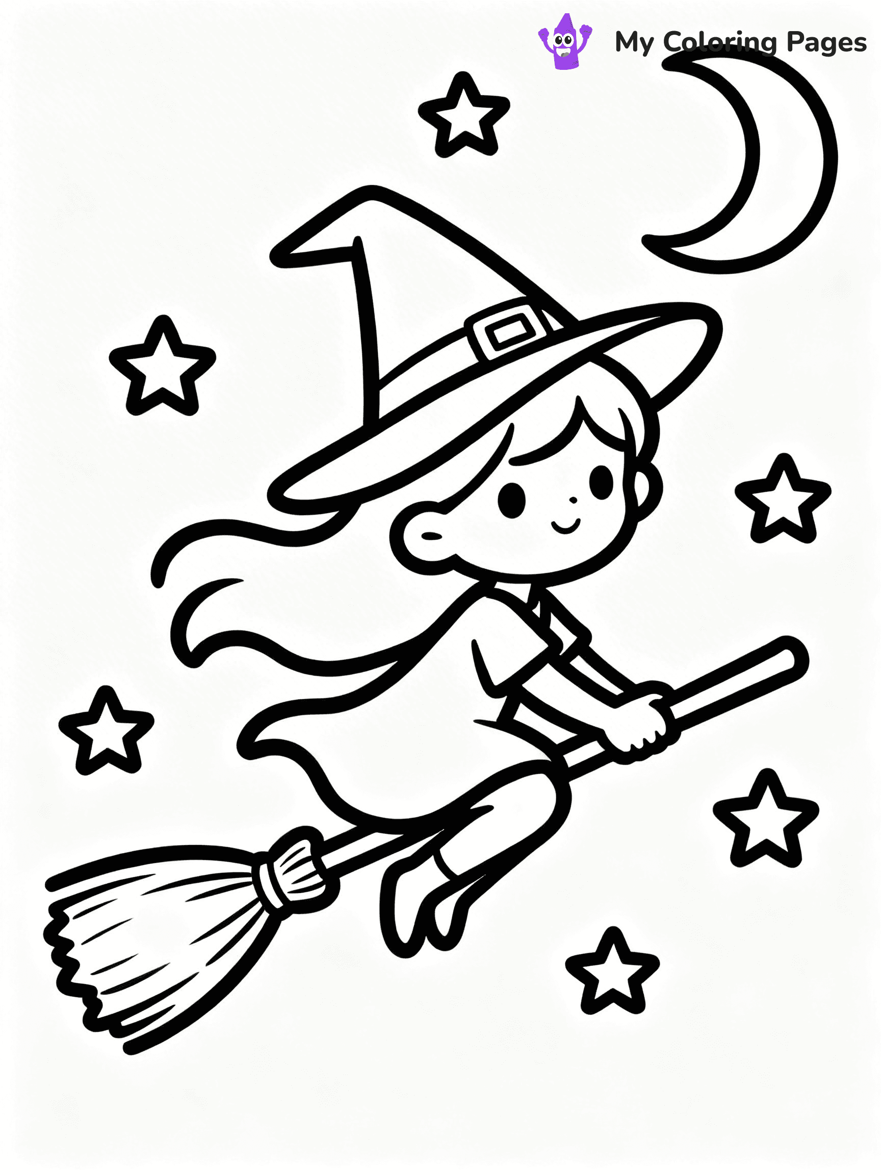 Halloween Kids Coloring Pages - 35