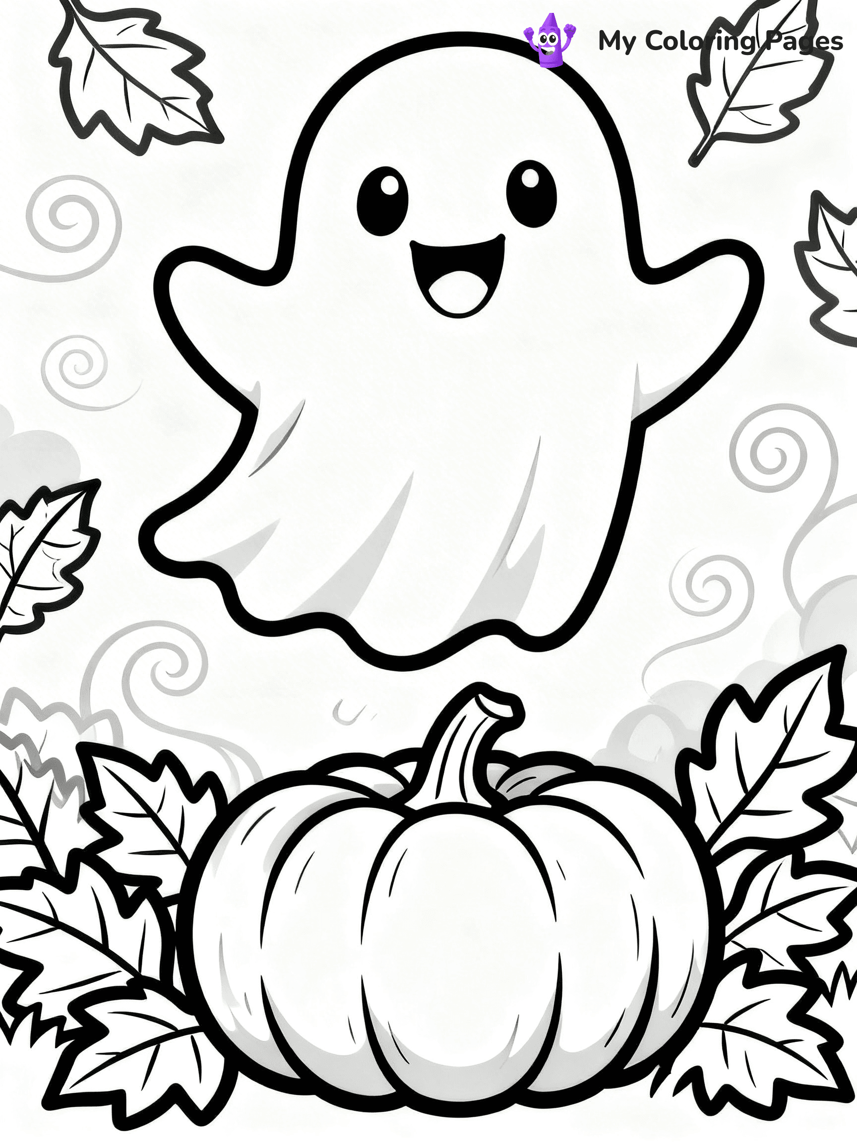 Halloween Kids Coloring Pages - 25