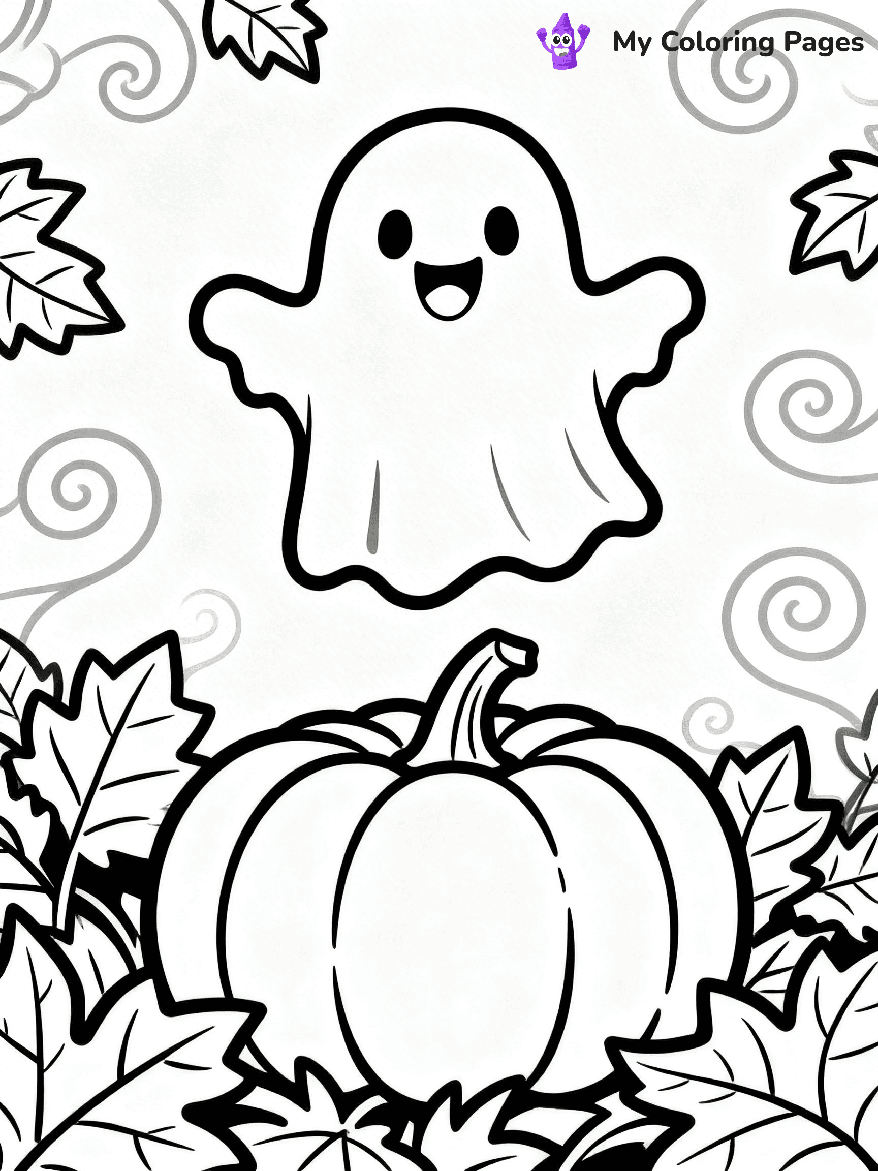 Halloween Kids Coloring Pages - 21