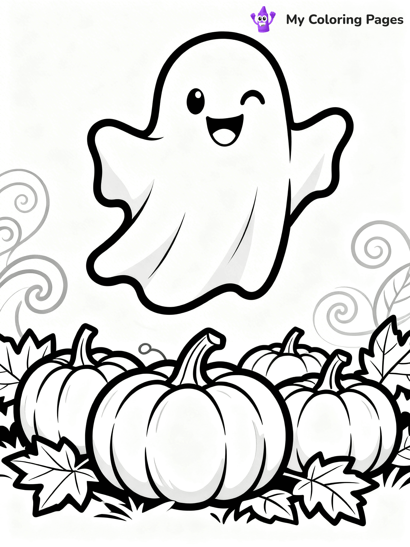 Halloween Kids Coloring Pages - 17