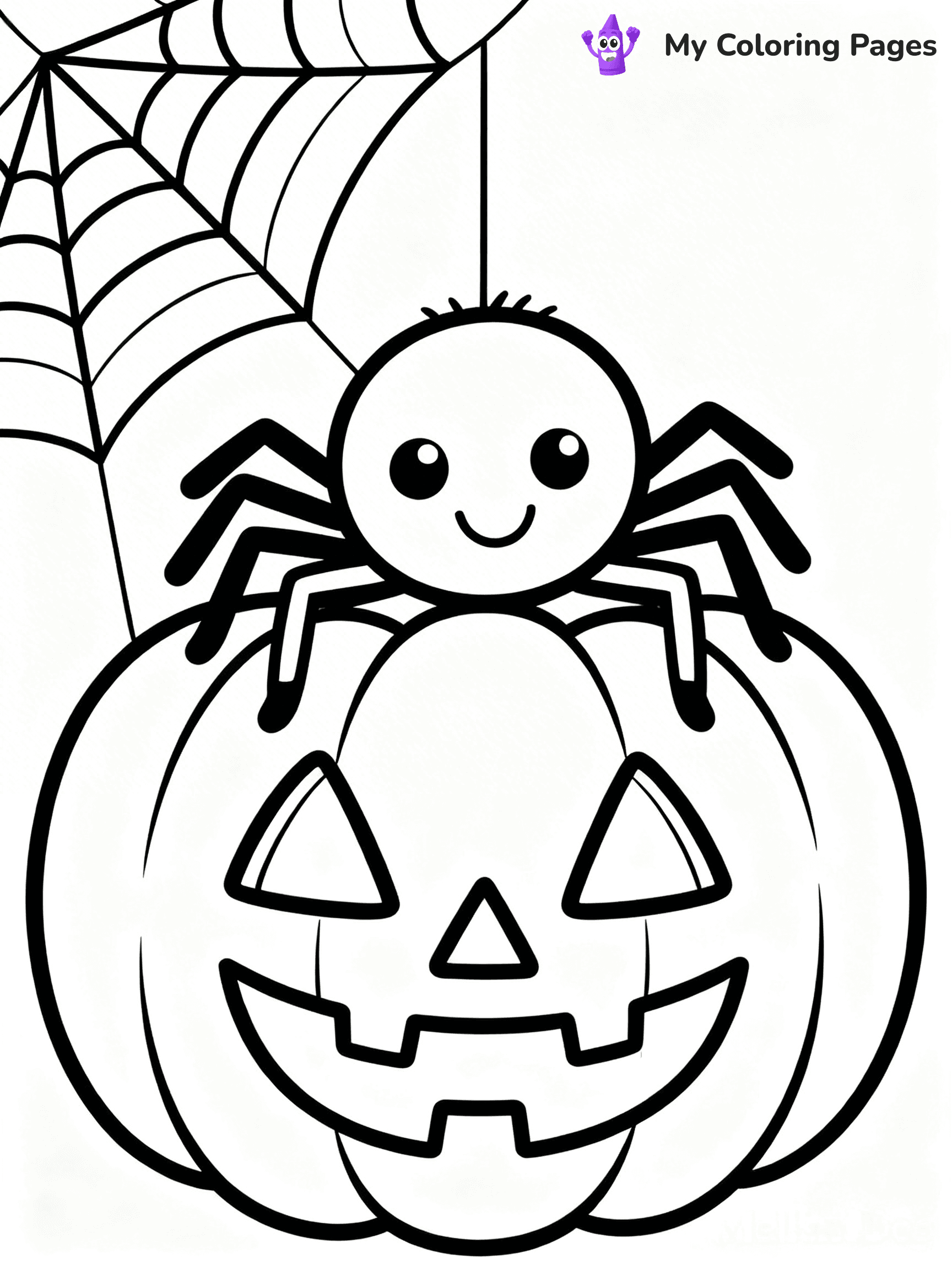 Halloween Kids Coloring Pages - 12