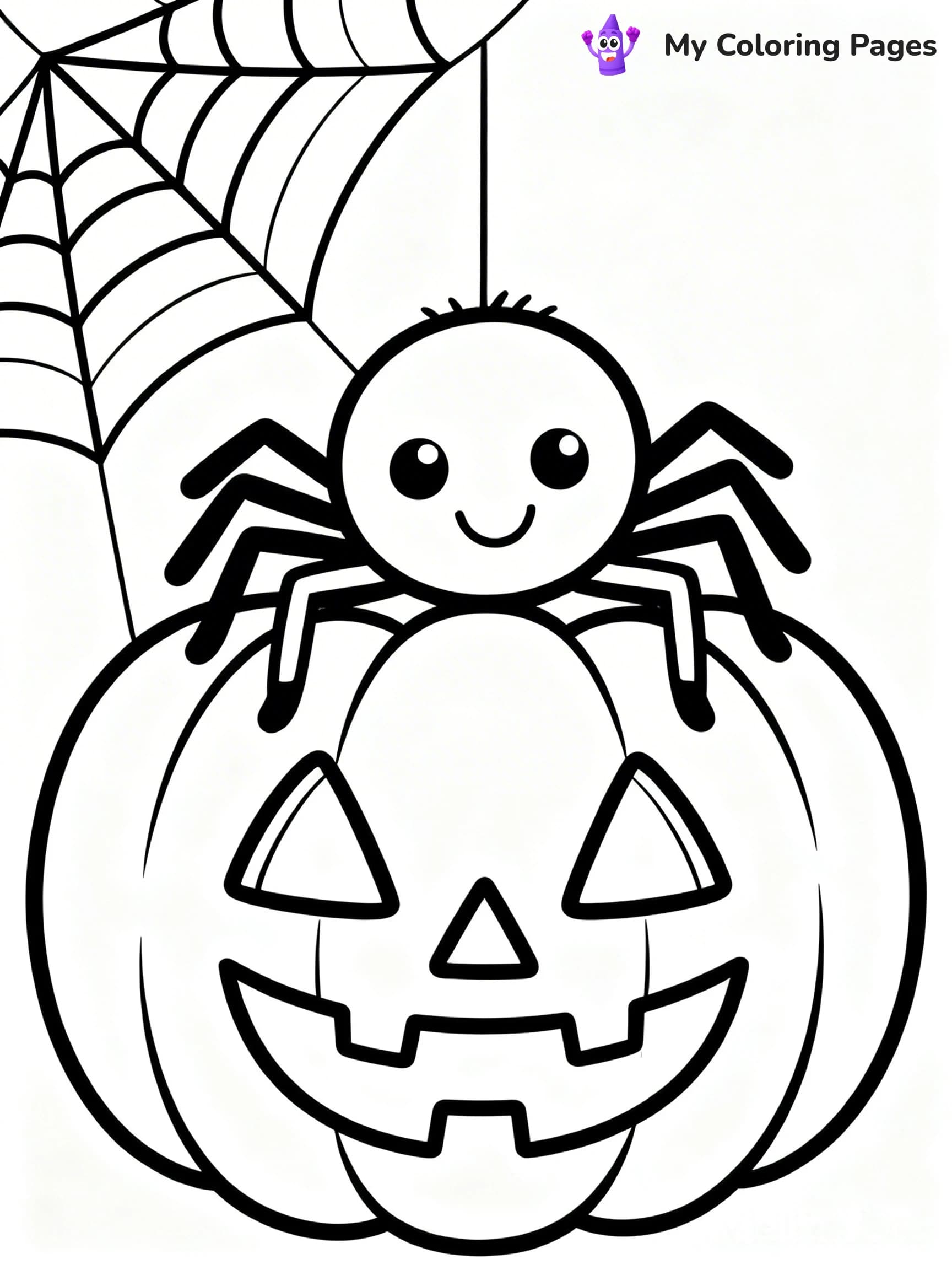 Halloween Kids Coloring Pages - 12
