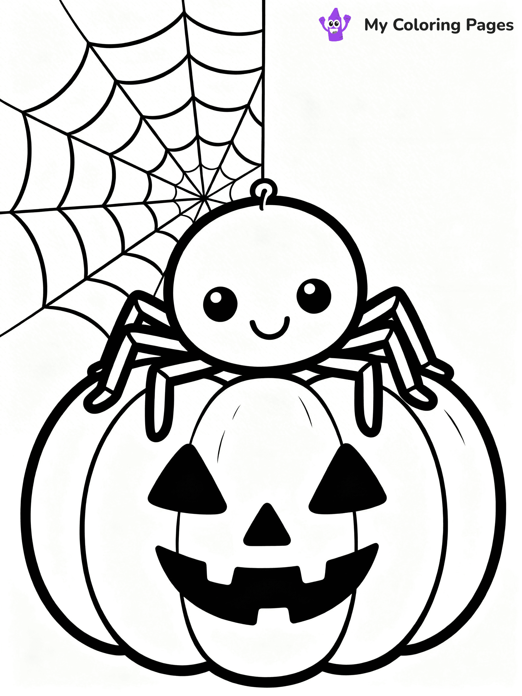 Halloween Kids Coloring Pages - 11