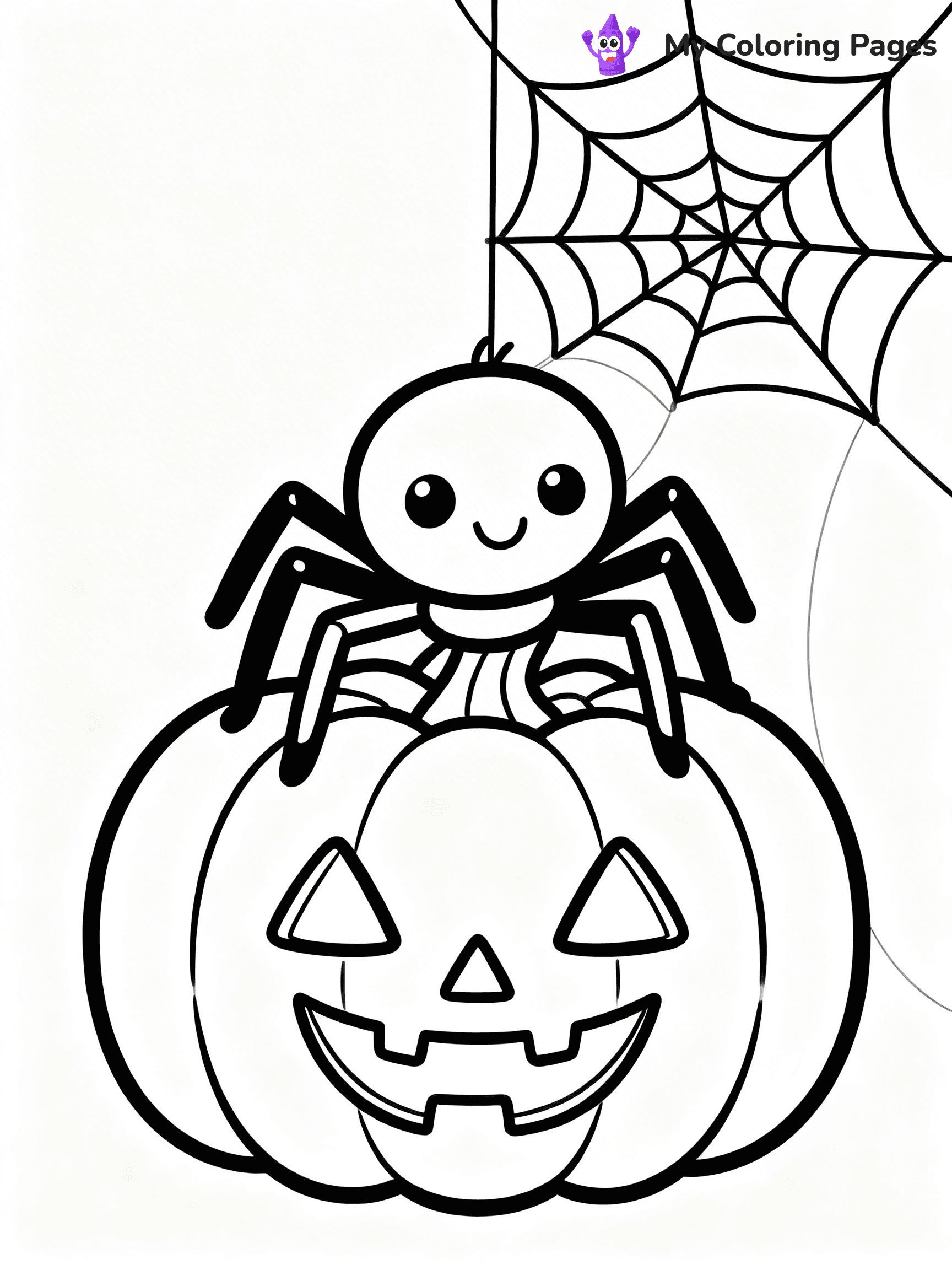 Halloween Kids Coloring Pages - 8