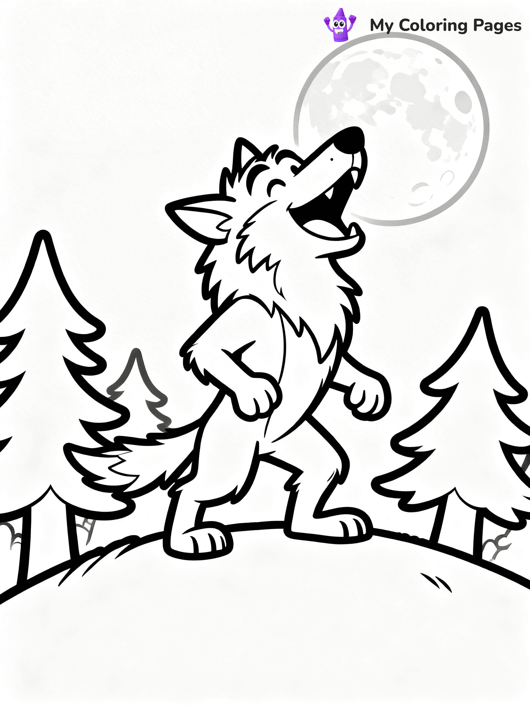 Halloween Kids Coloring Pages - 1