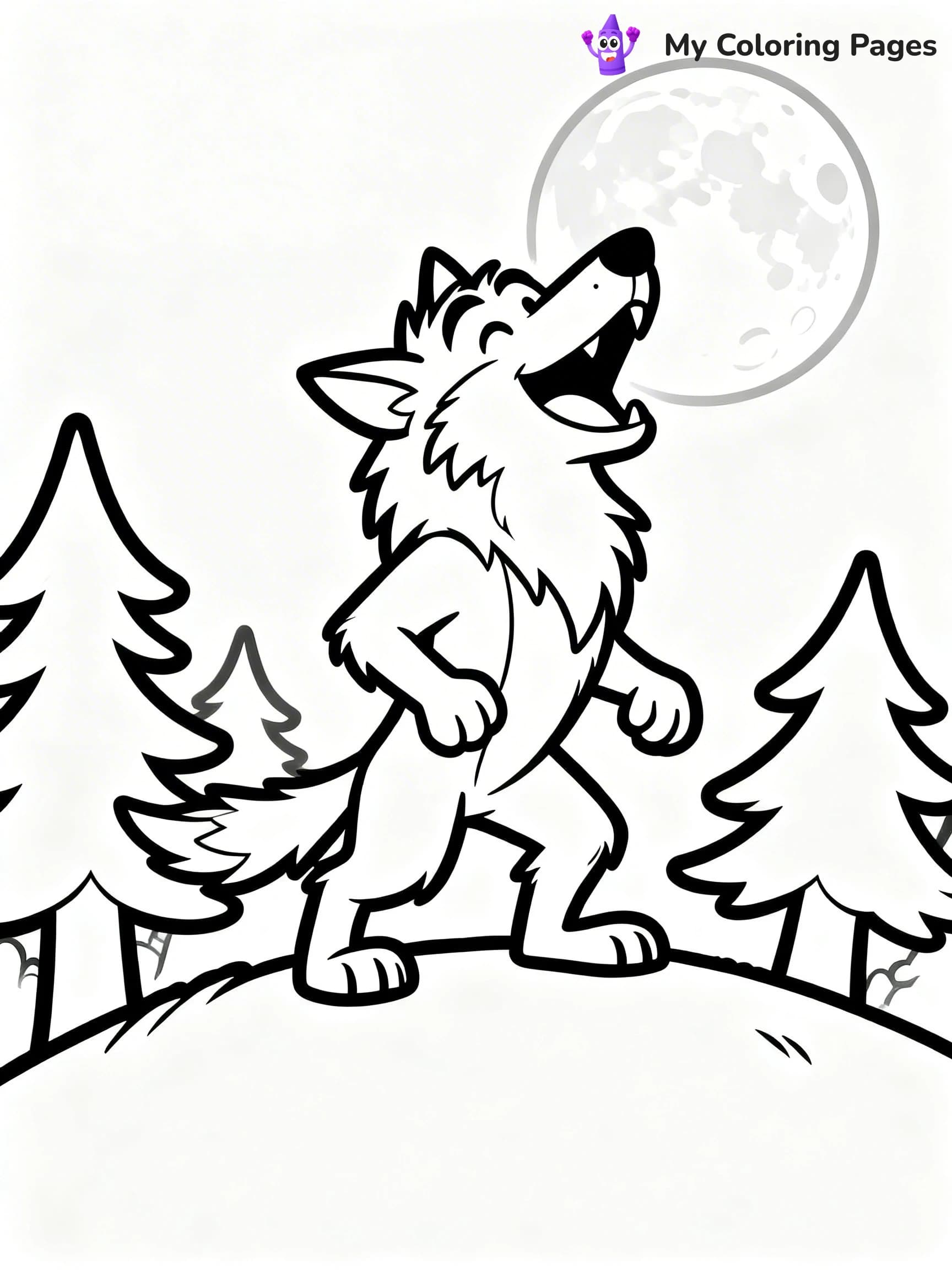 Halloween Kids Coloring Pages - 1