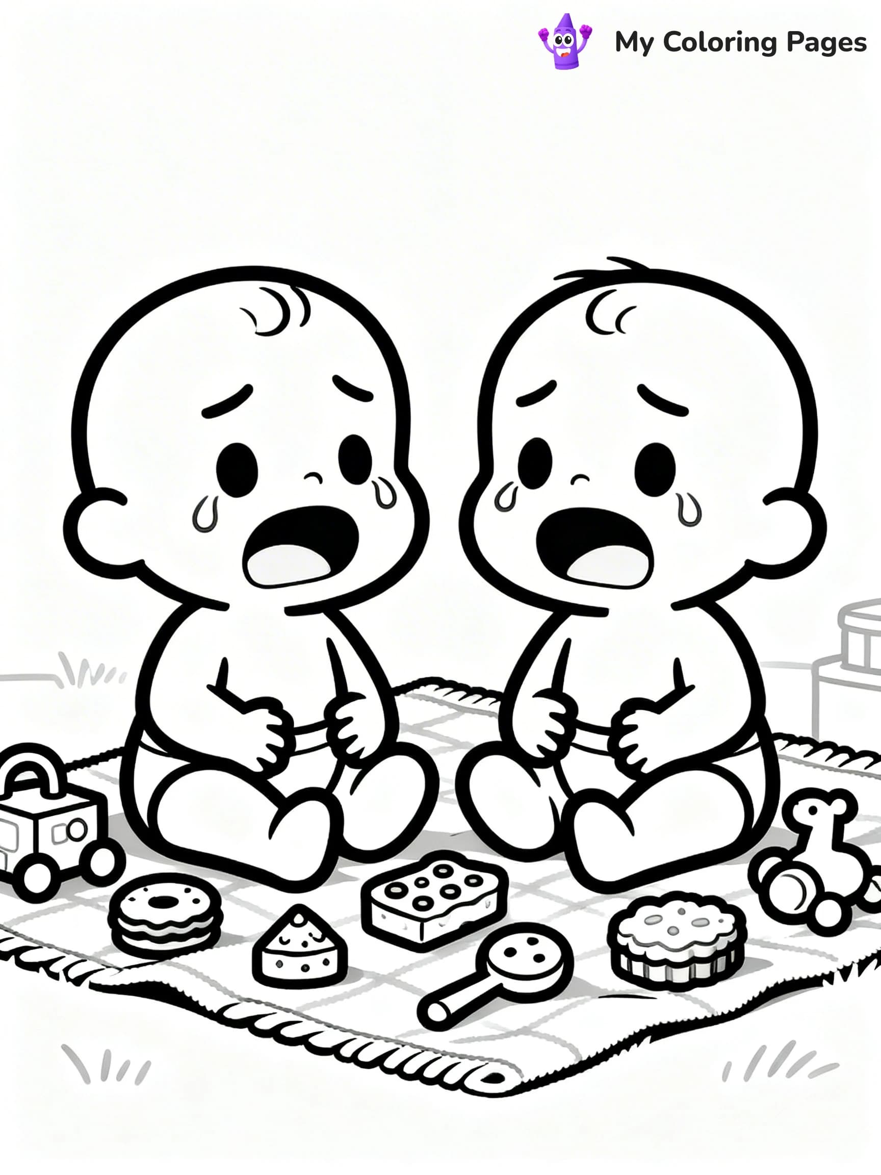 Cry Babies Coloring Pages - 6