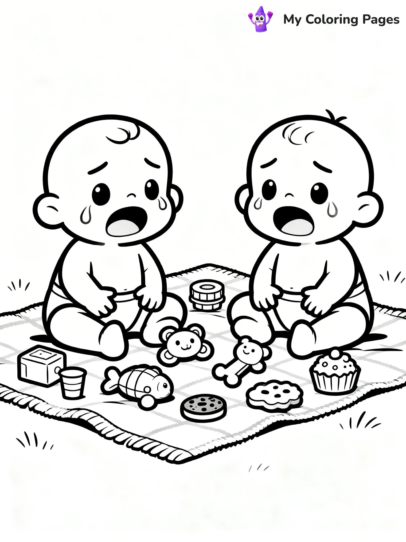 Cry Babies Coloring Pages - 5